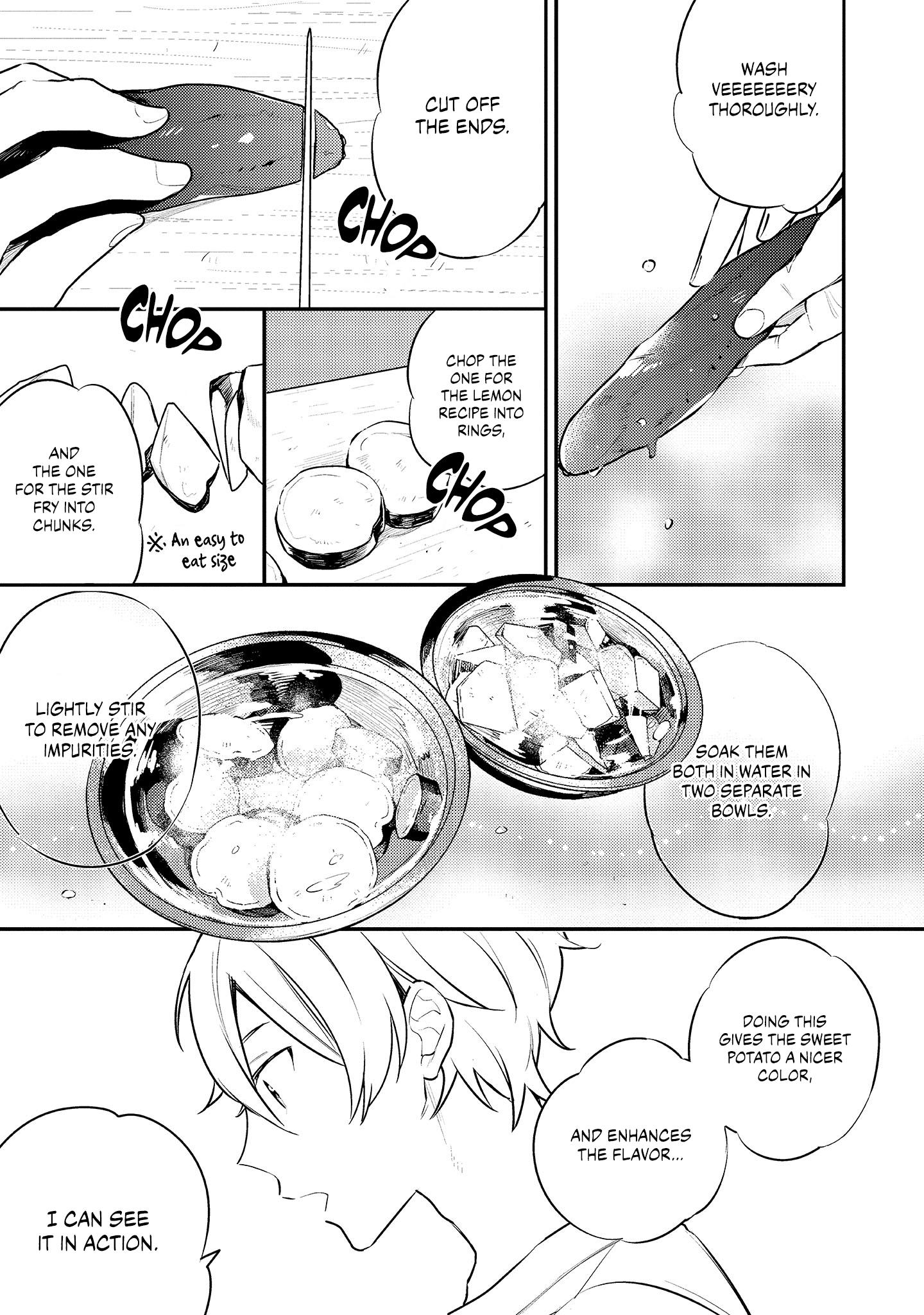 Tsukuoki Life: Weekend Meal Prep Recipes! - Vol.3 Chapter 15: The Taste Of Autumn ☆ Simmered Satsumaimo With Lemon And Sweet & Spicy Pork Stir Fry