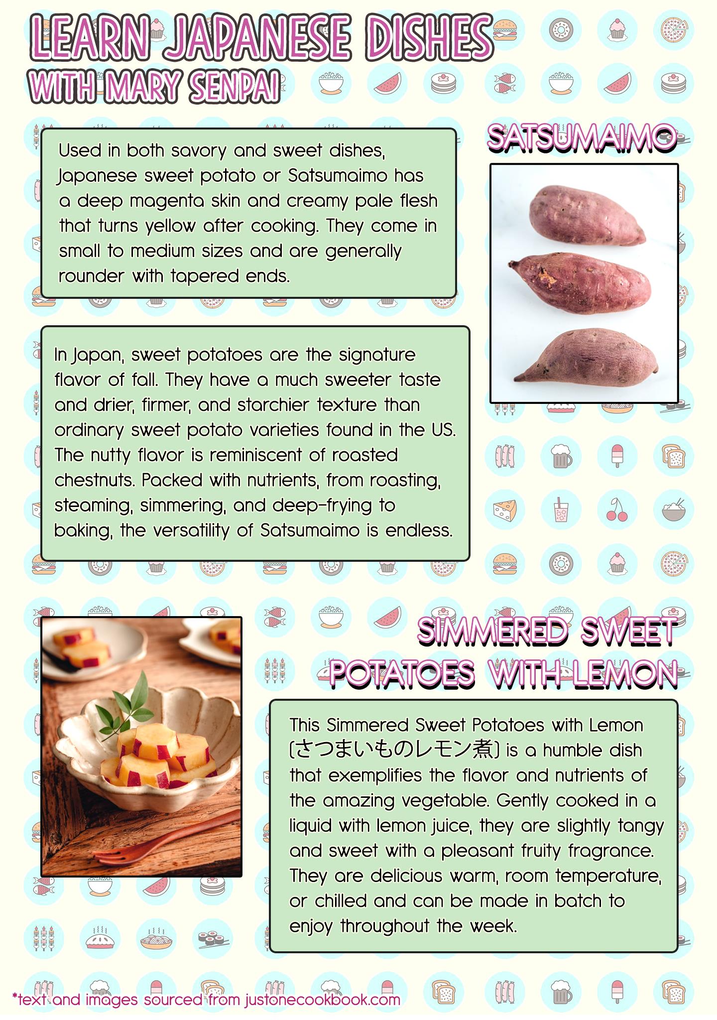 Tsukuoki Life: Weekend Meal Prep Recipes! - Vol.3 Chapter 15: The Taste Of Autumn ☆ Simmered Satsumaimo With Lemon And Sweet & Spicy Pork Stir Fry