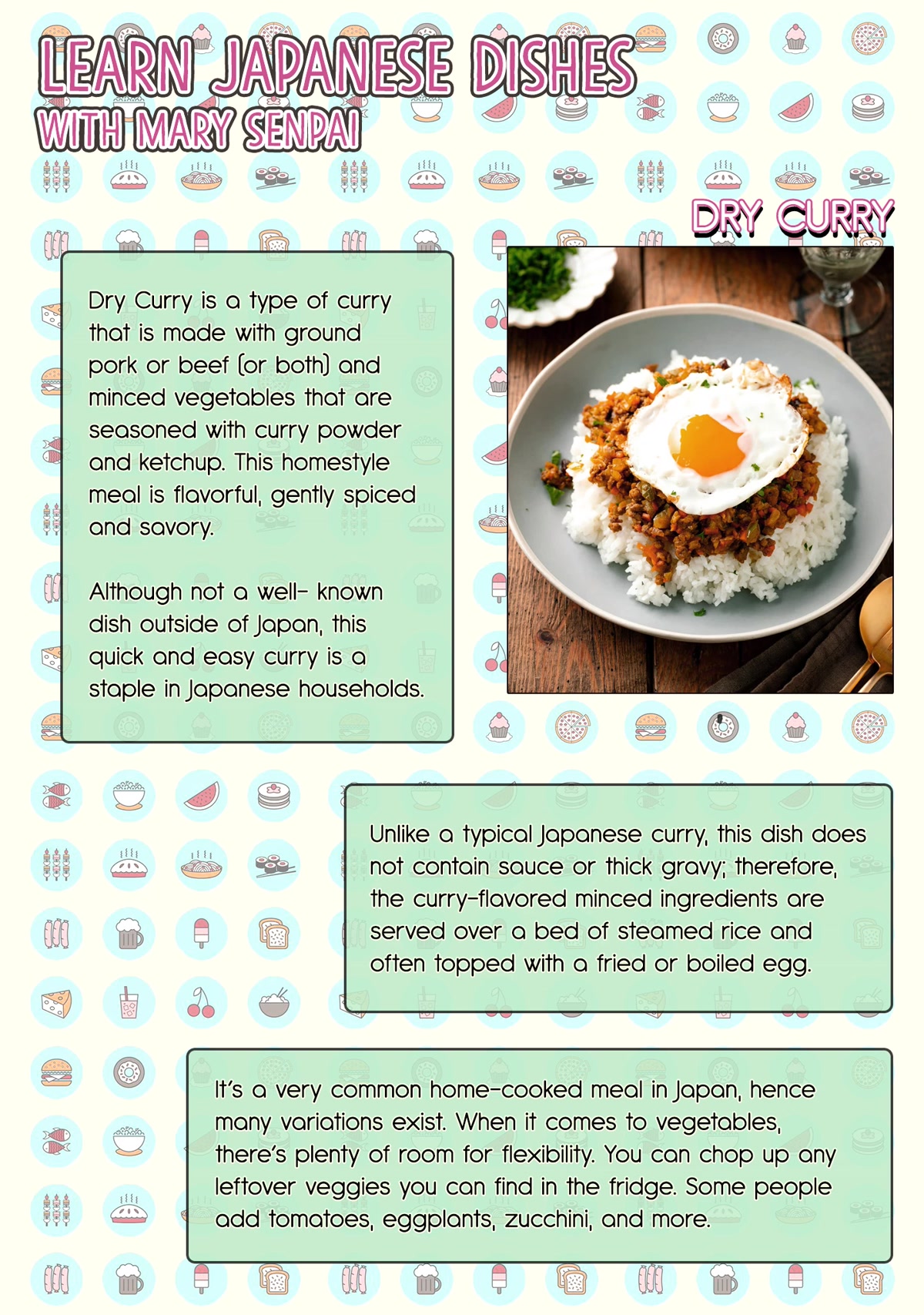 Tsukuoki Life: Weekend Meal Prep Recipes! - Chapter 9: Recharge Your Spirits When You’re Tired! Dry Curry Chock-Full Of Veggies