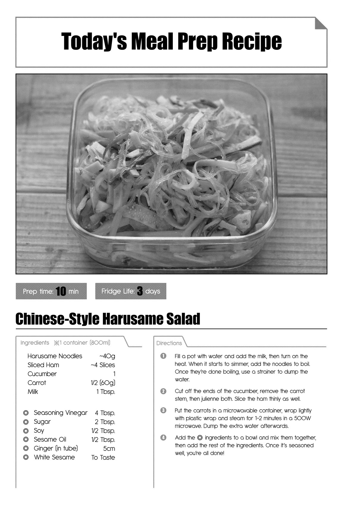 Tsukuoki Life: Weekend Meal Prep Recipes! - Chapter 12: Easy Chinese At Home ☆ Chinjiao Rosu And Chinese Style Harusame Salad