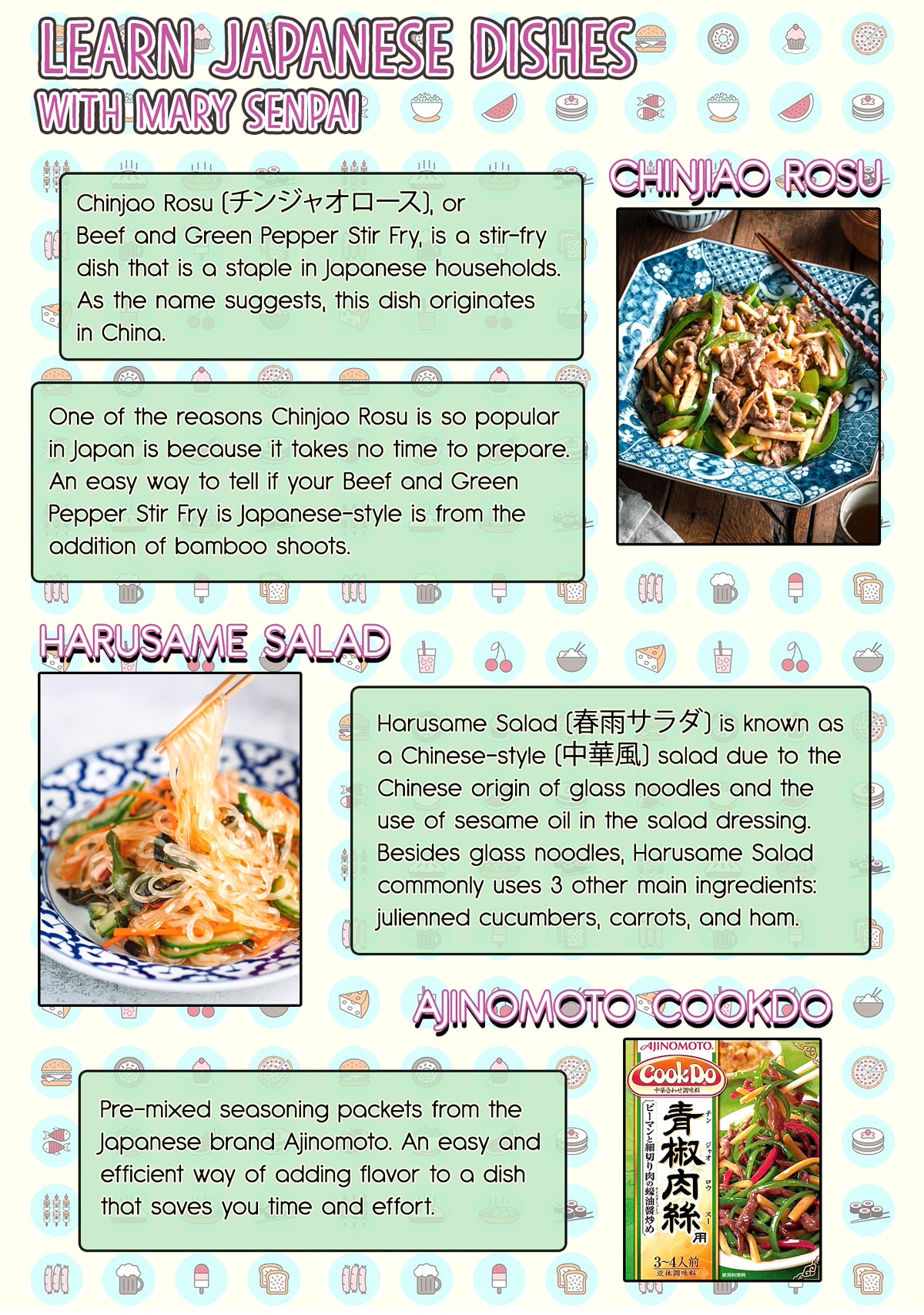 Tsukuoki Life: Weekend Meal Prep Recipes! - Chapter 12: Easy Chinese At Home ☆ Chinjiao Rosu And Chinese Style Harusame Salad