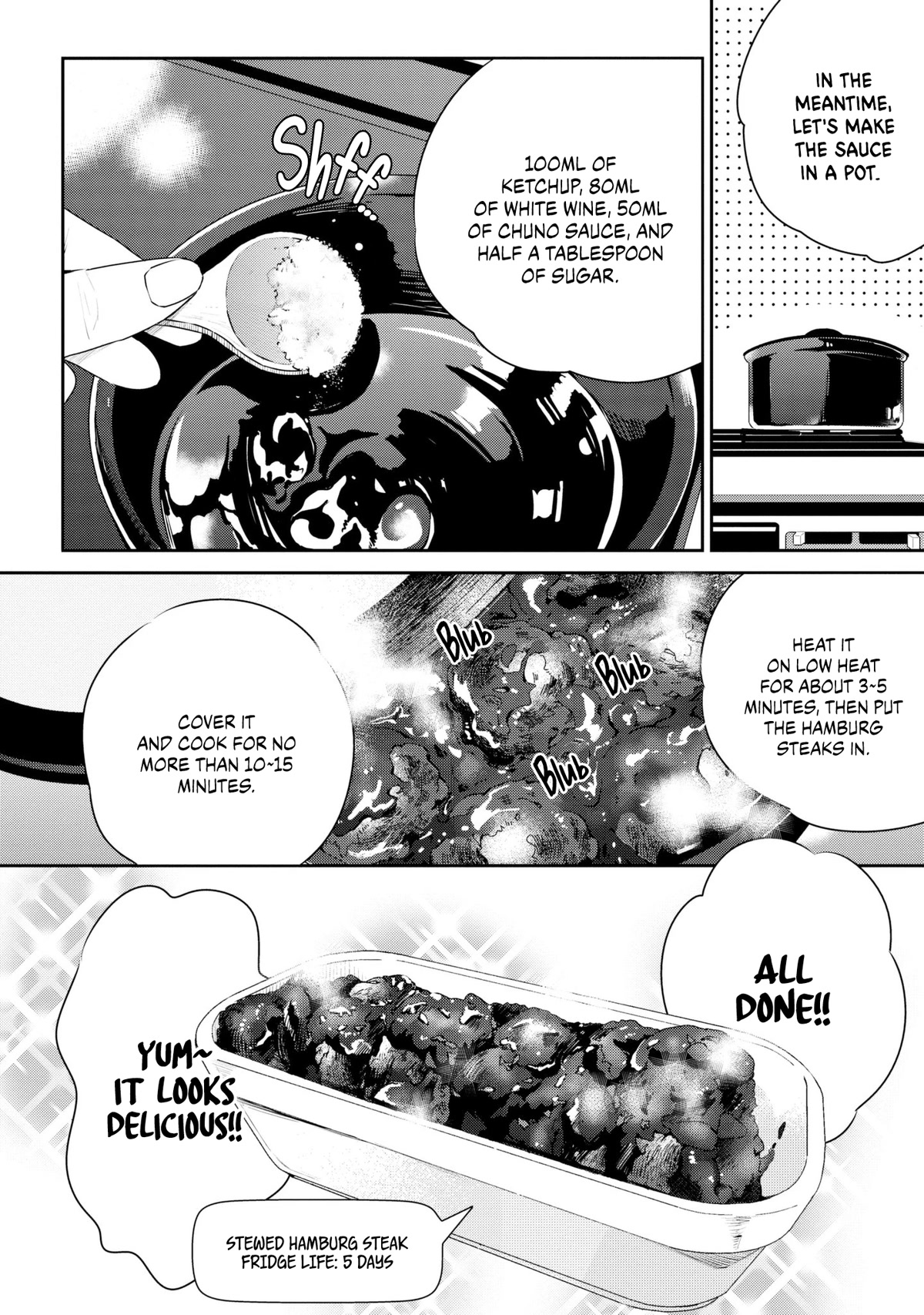 Tsukuoki Life: Weekend Meal Prep Recipes! - Chapter 7: A Taste Enjoyed By Anyone ♪ Stewed Hamburg Steak