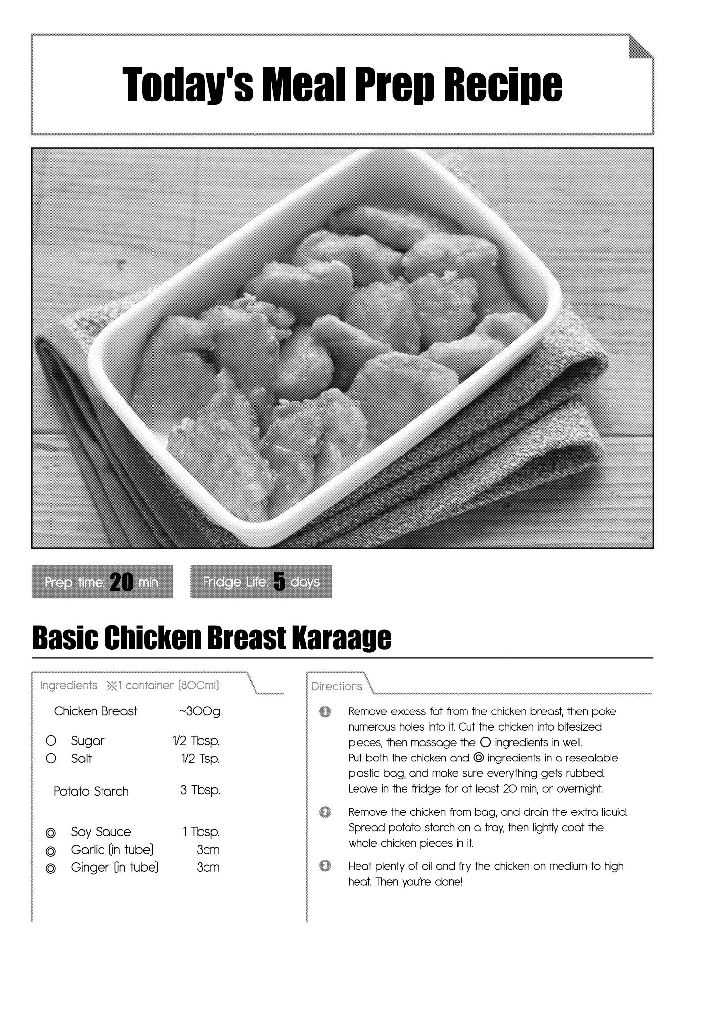 Tsukuoki Life: Weekend Meal Prep Recipes! - Vol.2 Chapter 11: Easy Deep-Fried In A Pan ☆ Chicken Breast Karaage And Broccoli