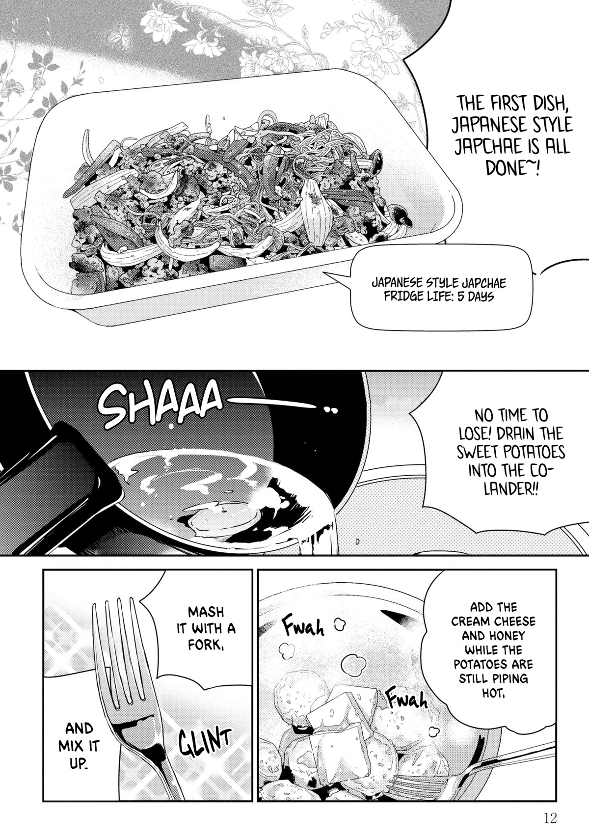 Tsukuoki Life: Weekend Meal Prep Recipes! - Chapter 8: Japanese Style Japchae And Sweet Potato Cream Cheese Dessert Salad