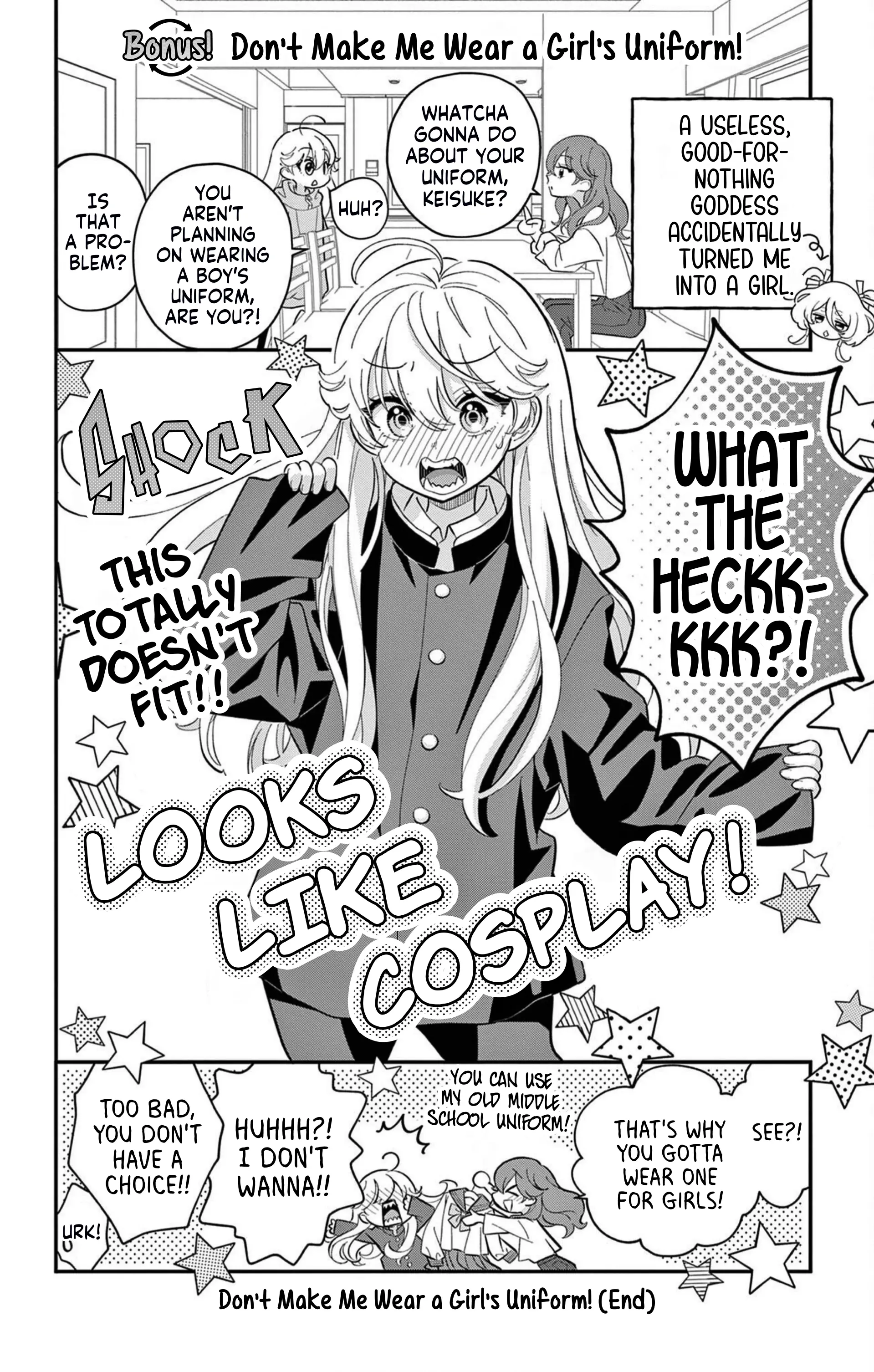 Uesugi-Kun Wa Onnanoko Wo Yametai - Vol.1 Chapter 6.4: Don't Make Me Wear A Girl's Uniform!