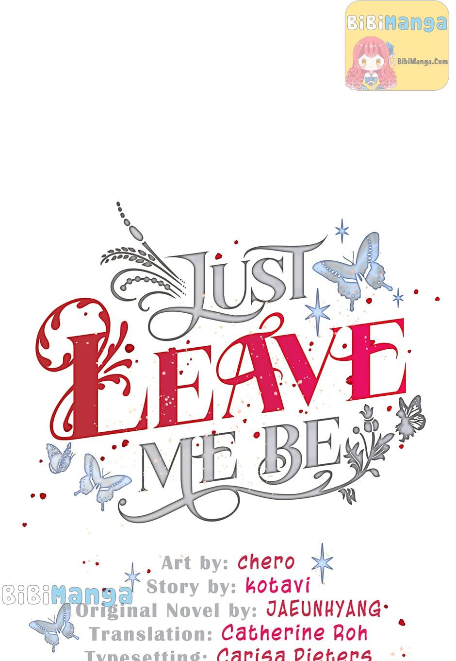 Just Leave Me Be - Chapter 119