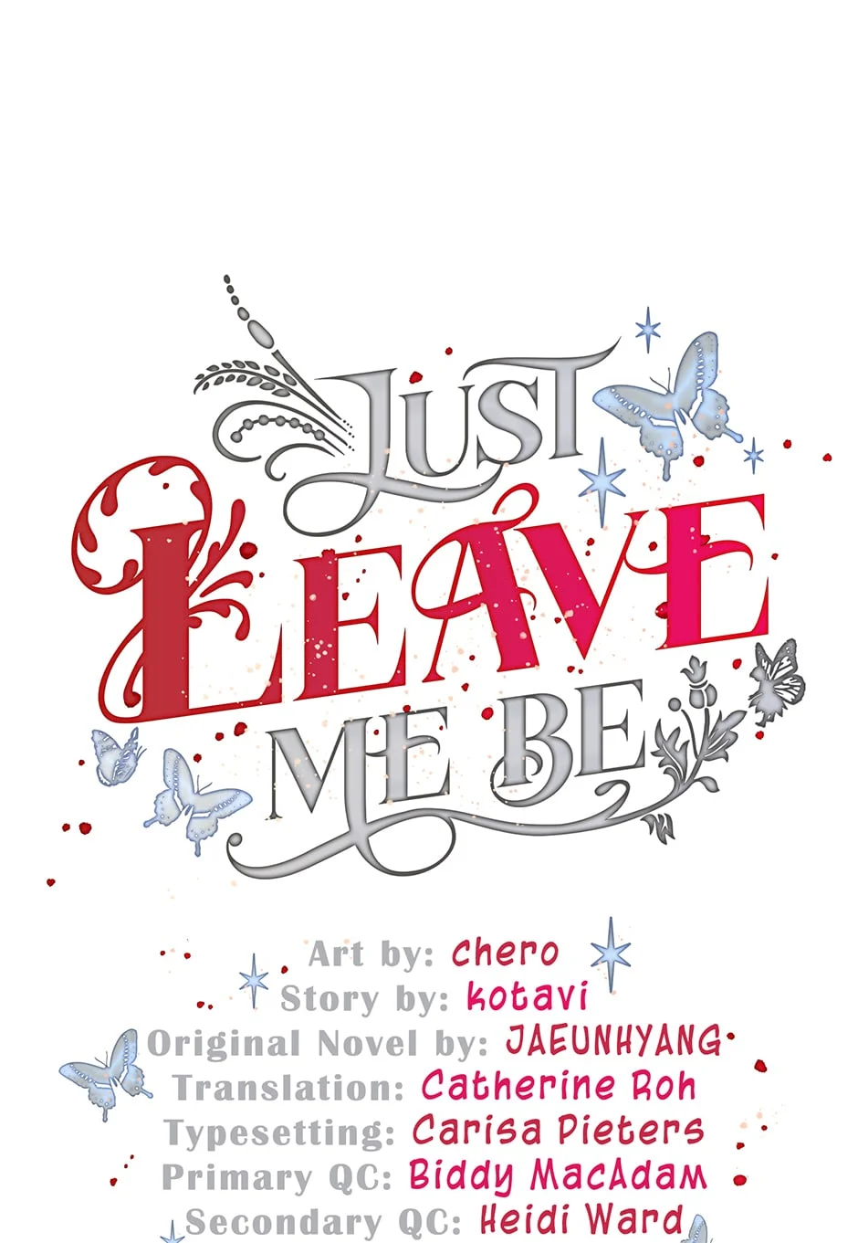 Just Leave Me Be - Chapter 103