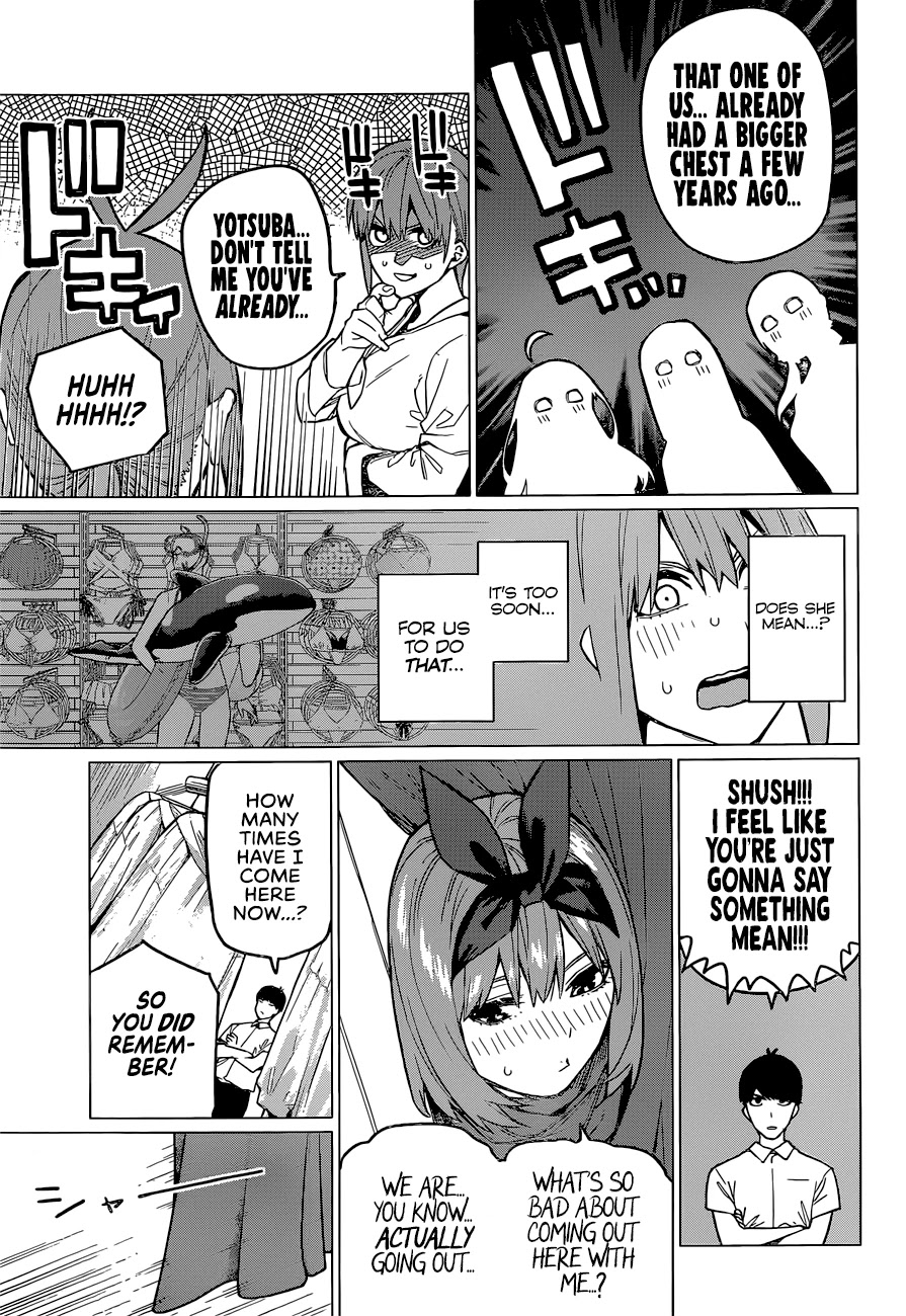 Go-Toubun No Hanayome - Chapter 123: The Quintuplets Can't Share A Secret