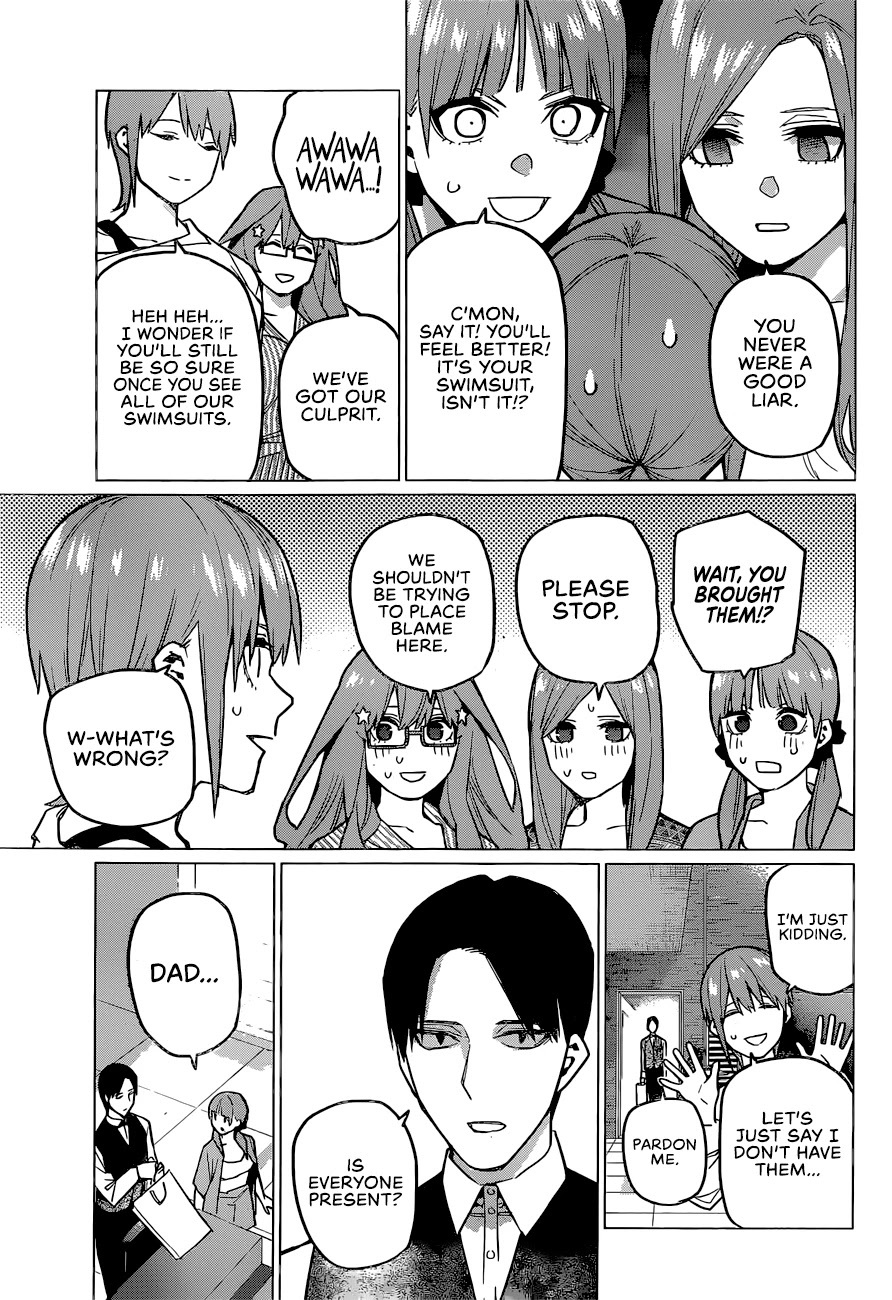 Go-Toubun No Hanayome - Chapter 123: The Quintuplets Can't Share A Secret