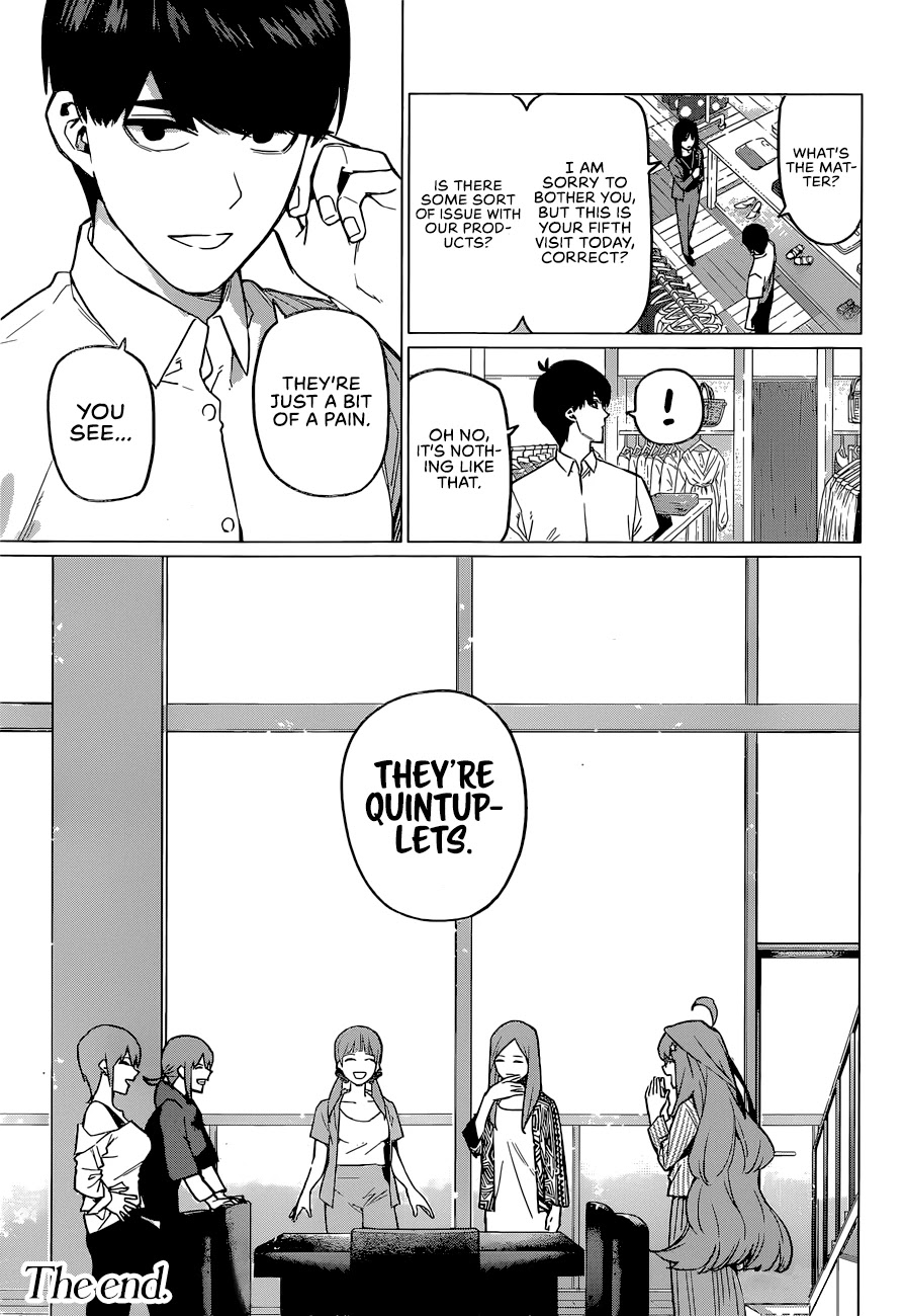 Go-Toubun No Hanayome - Chapter 123: The Quintuplets Can't Share A Secret