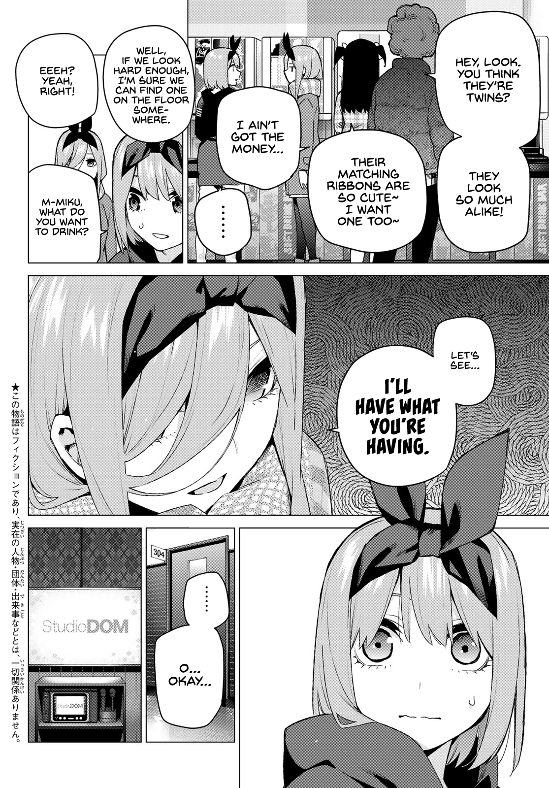 Go-Toubun No Hanayome - Chapter 116: Five Hours, One Room