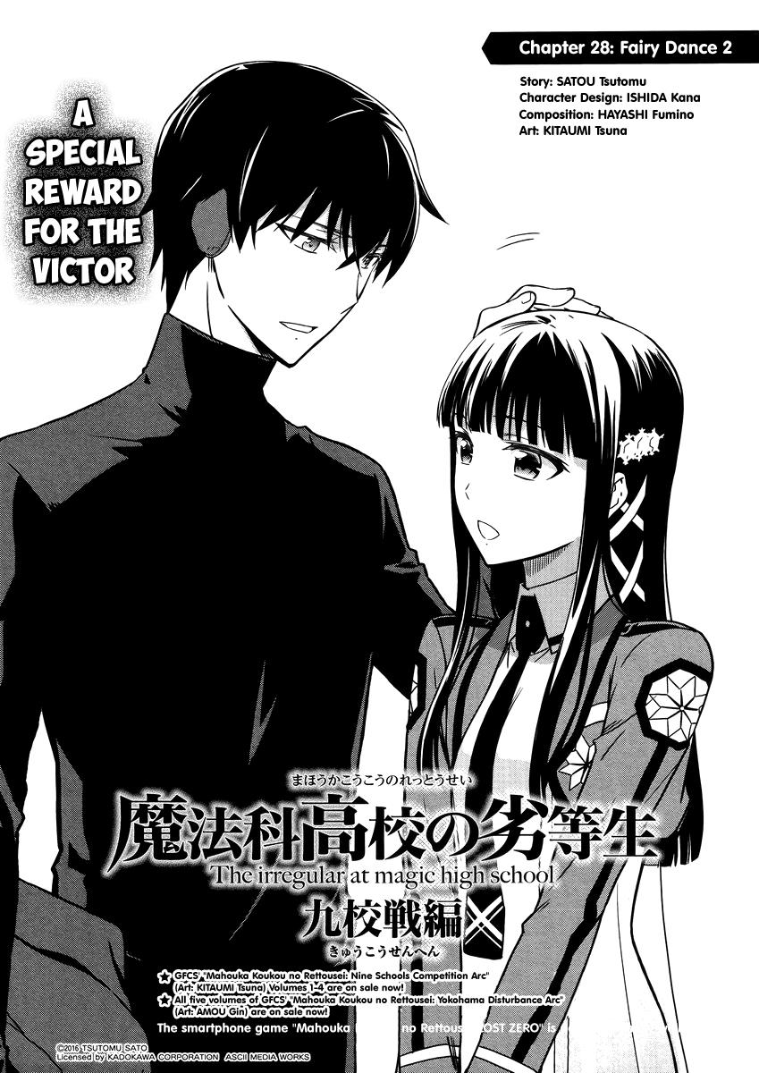 Mahouka Koukou No Rettousei - Kyuukousen Hen - Chapter 28