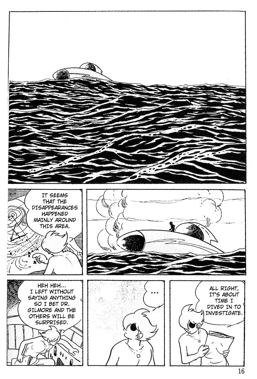 Cyborg 009 - Chapter 74 : Whereabouts Of Nuclear Submarine "Angelfish" Unknown!