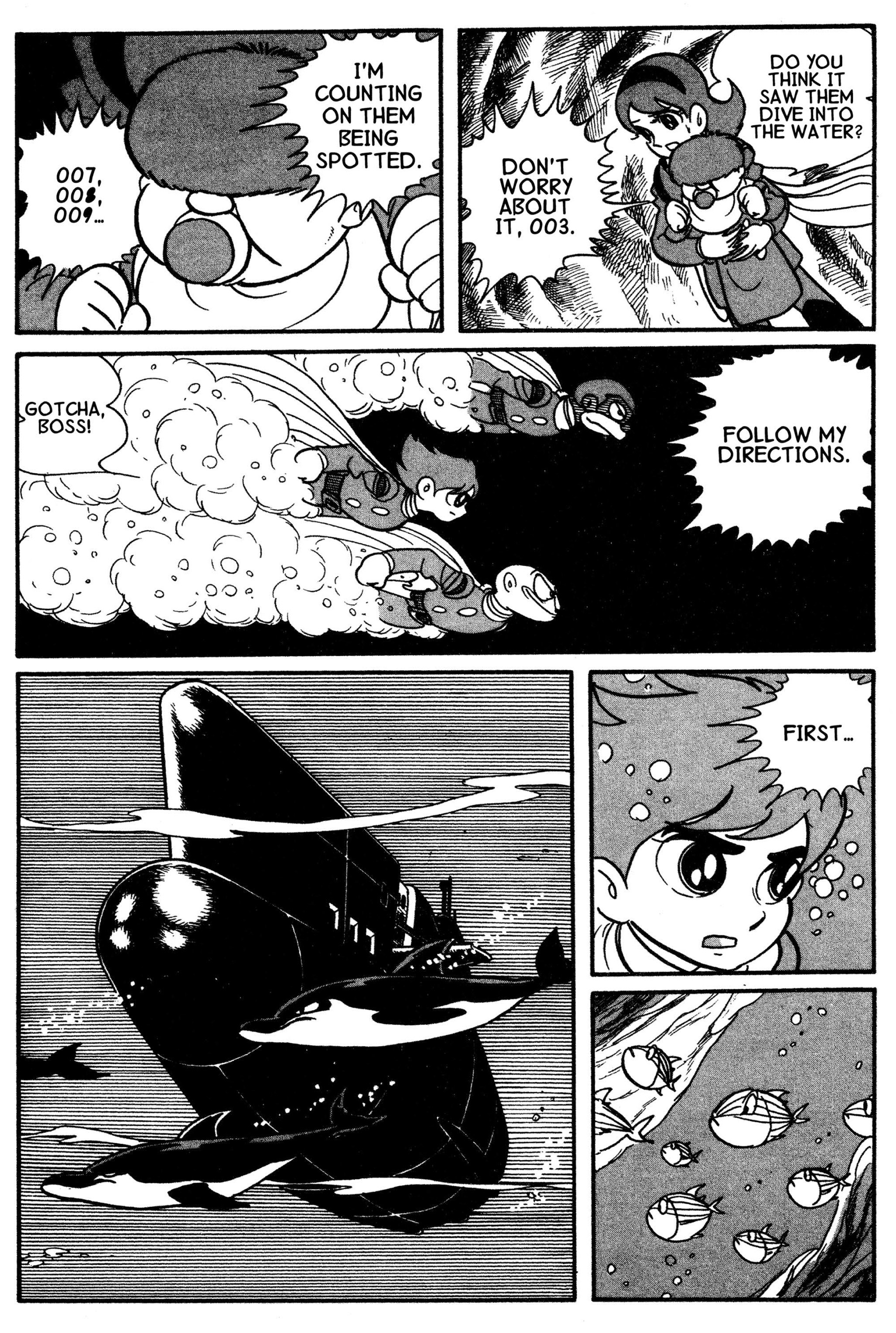 Cyborg 009 - Chapter 8.1: Birth | Escape By Sea (Part One)