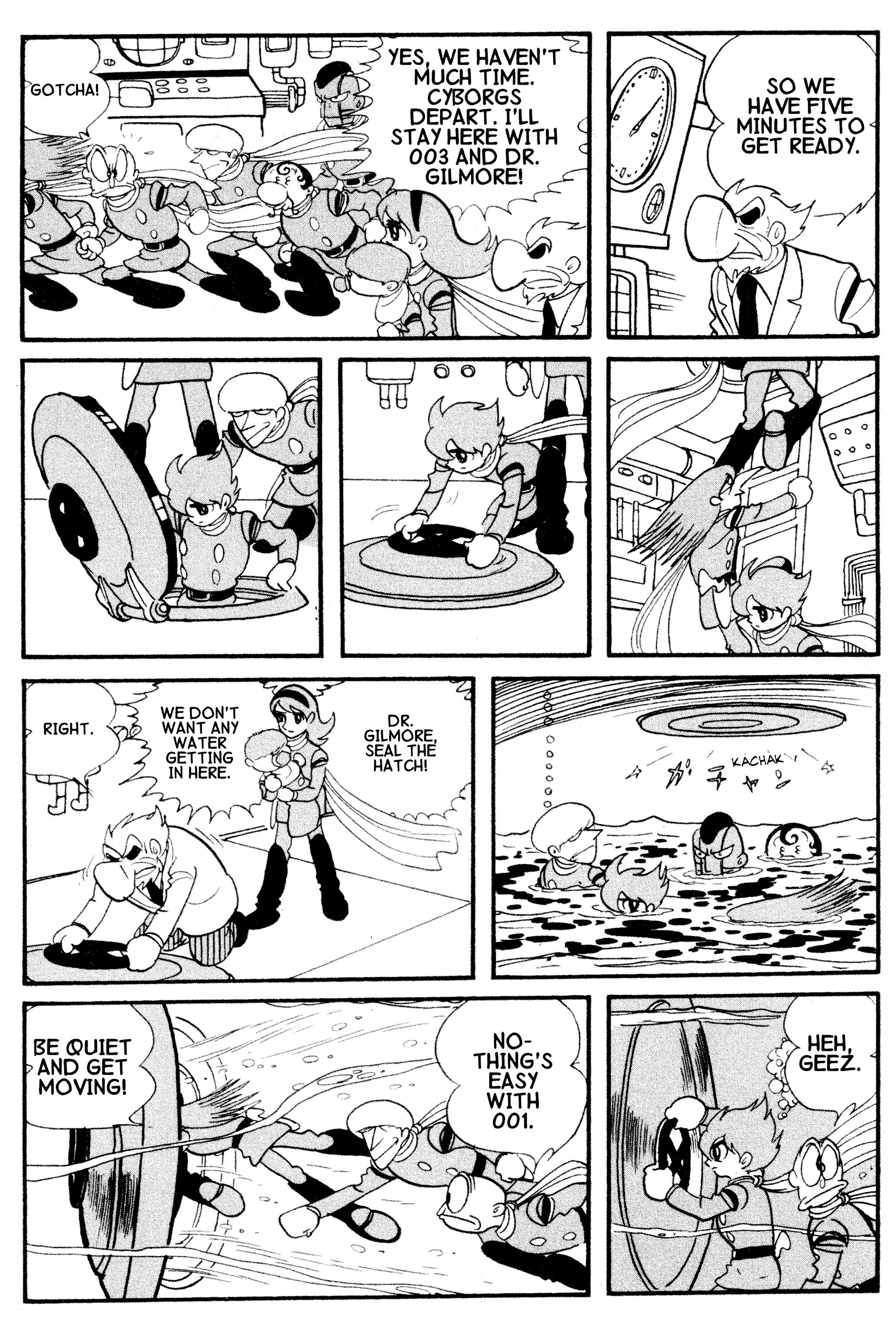 Cyborg 009 - Chapter 8.2: Birth | Escape By Sea (Part Two)