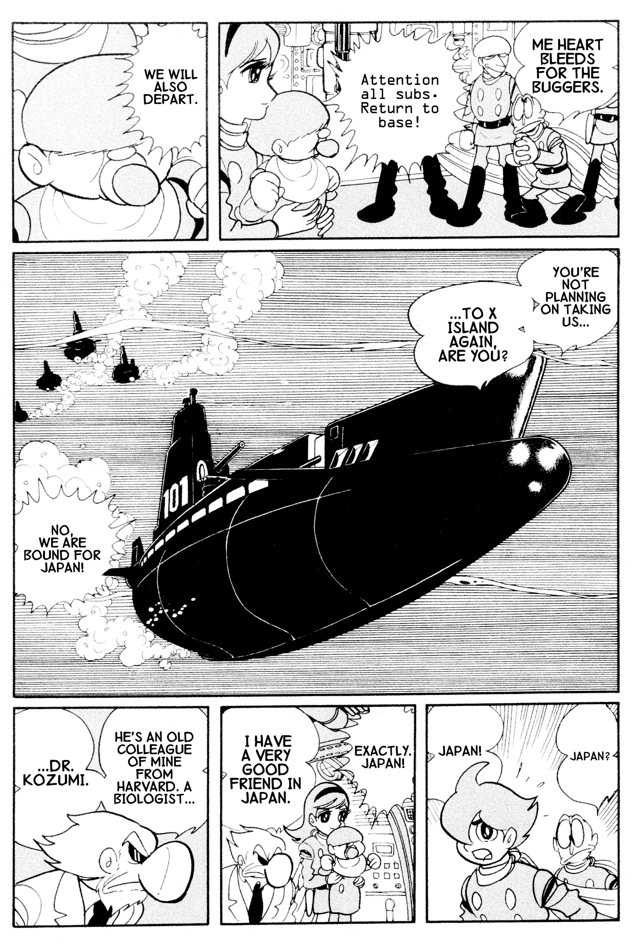 Cyborg 009 - Chapter 8.2: Birth | Escape By Sea (Part Two)