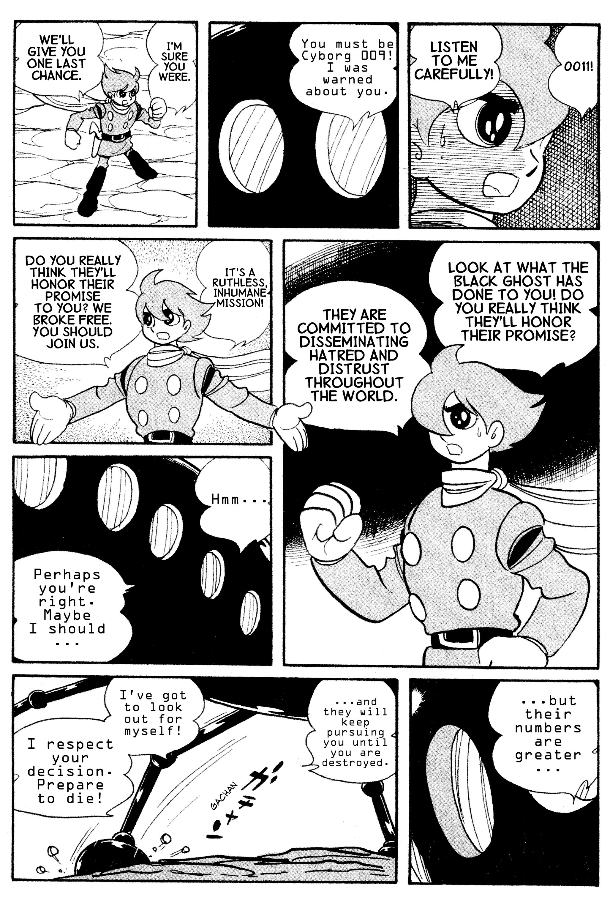 Cyborg 009 - Chapter 9.1: The Black Ghost | Assassins