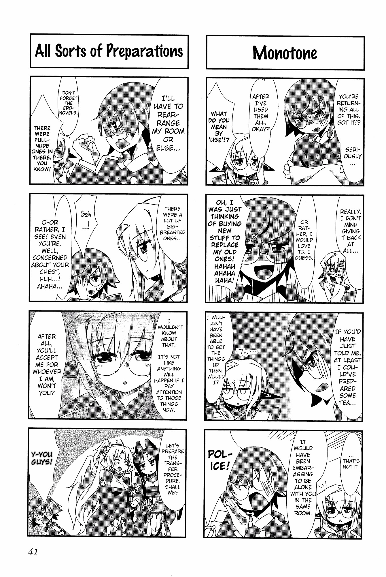 Kyoukai Senjou No Horizon - Official 4Koma Anthology - Vol.1 Chapter 2 : The English Author S Pursuit Ability