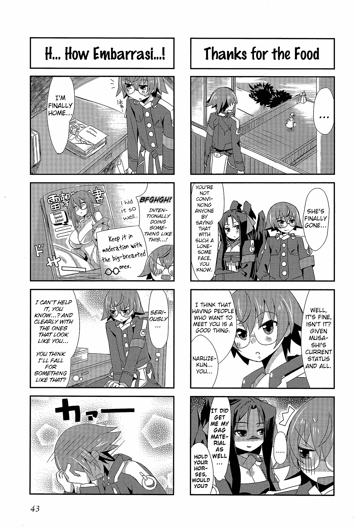 Kyoukai Senjou No Horizon - Official 4Koma Anthology - Vol.1 Chapter 2 : The English Author S Pursuit Ability