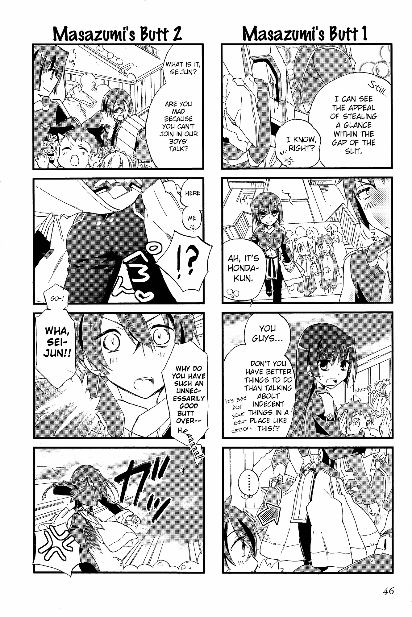 Kyoukai Senjou No Horizon - Official 4Koma Anthology - Vol.1 Chapter 2 : The English Author S Pursuit Ability