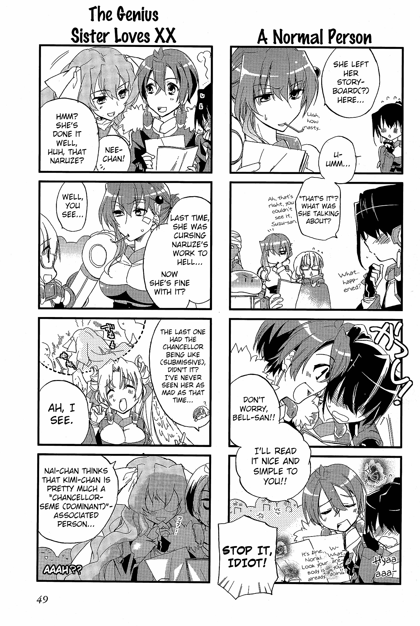 Kyoukai Senjou No Horizon - Official 4Koma Anthology - Vol.1 Chapter 2 : The English Author S Pursuit Ability