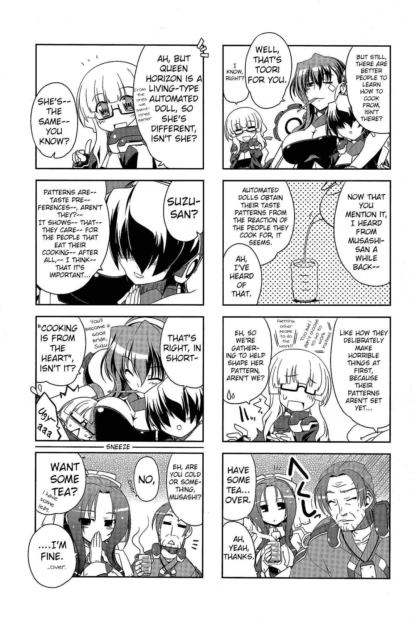 Kyoukai Senjou No Horizon - Official 4Koma Anthology - Vol.1 Chapter 2 : The English Author S Pursuit Ability