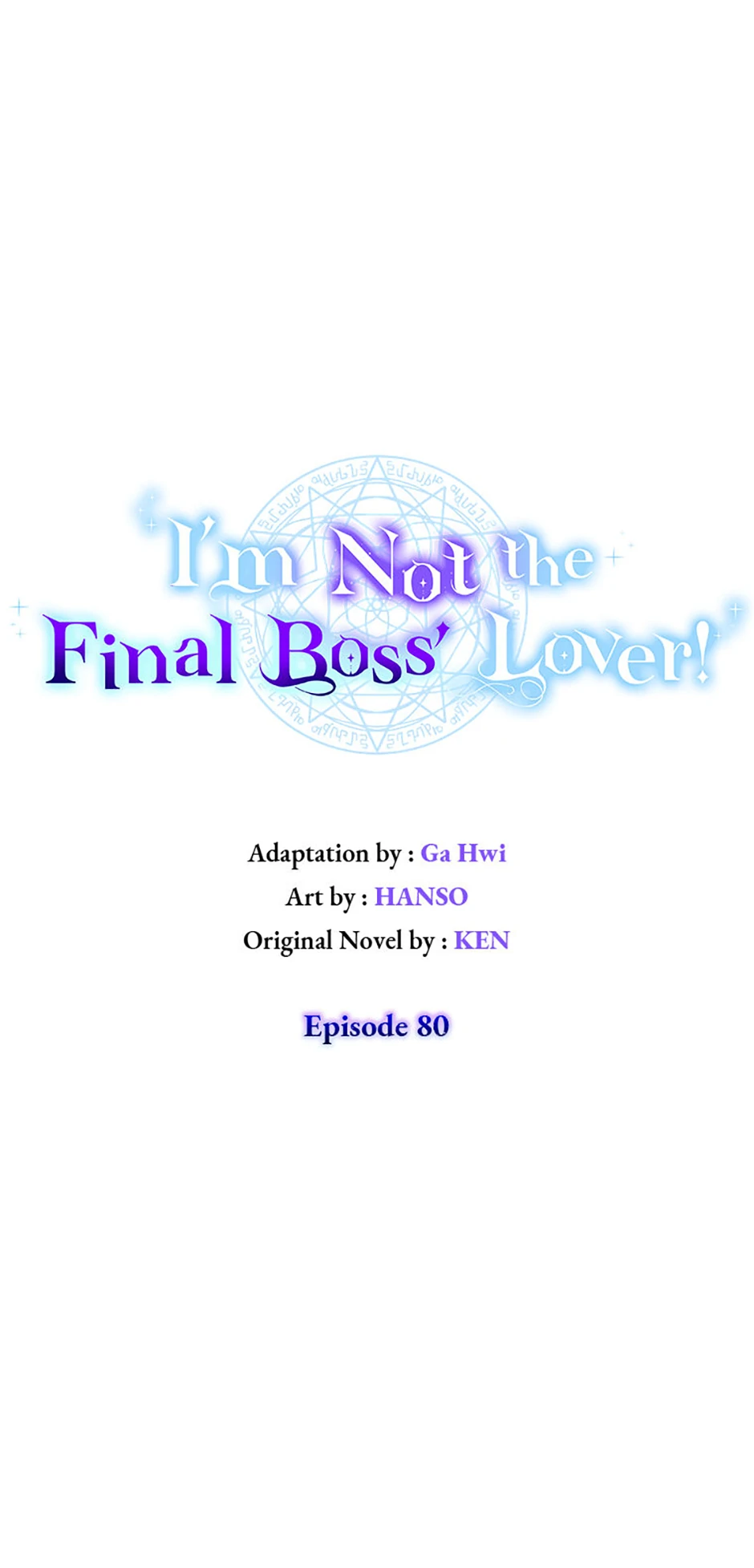 I’m Not The Final Boss’ Lover - Chapter 80