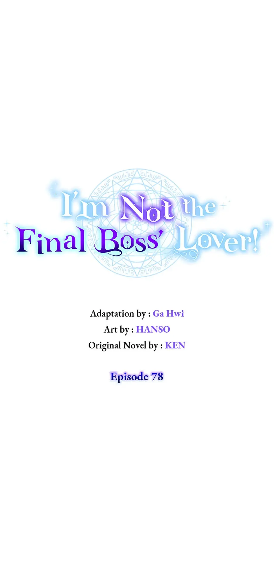 I’m Not The Final Boss’ Lover - Chapter 78