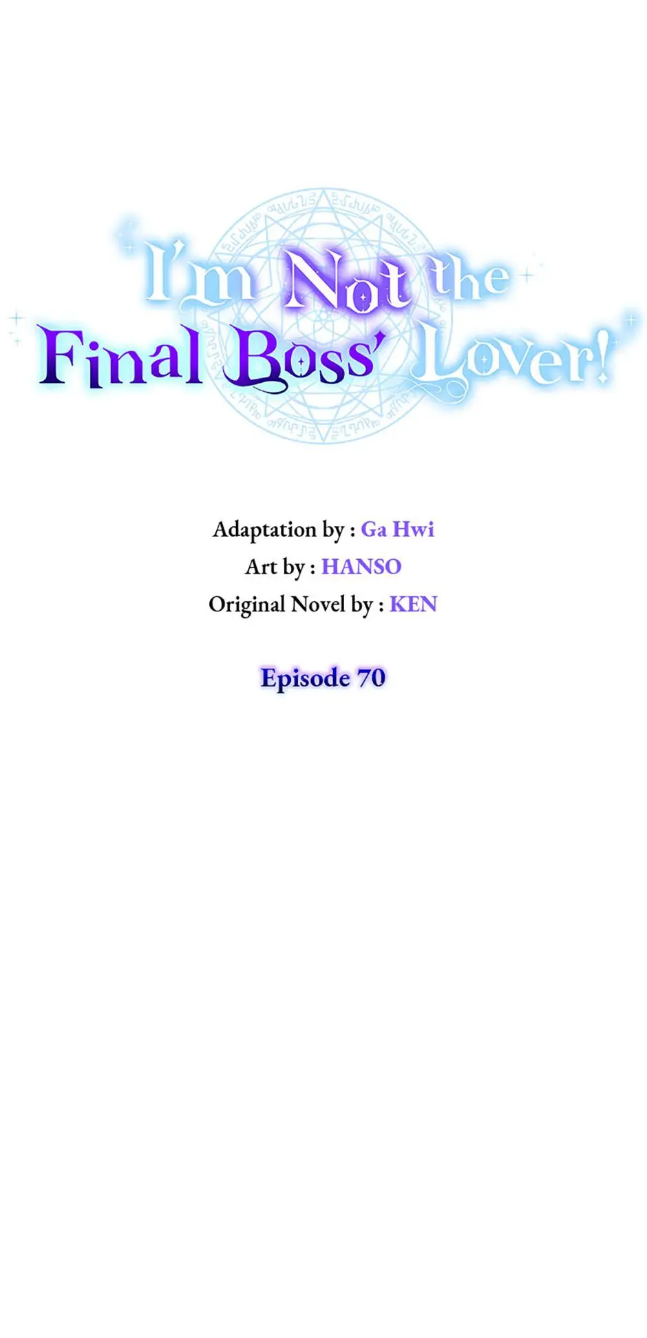 I’m Not The Final Boss’ Lover - Chapter 70