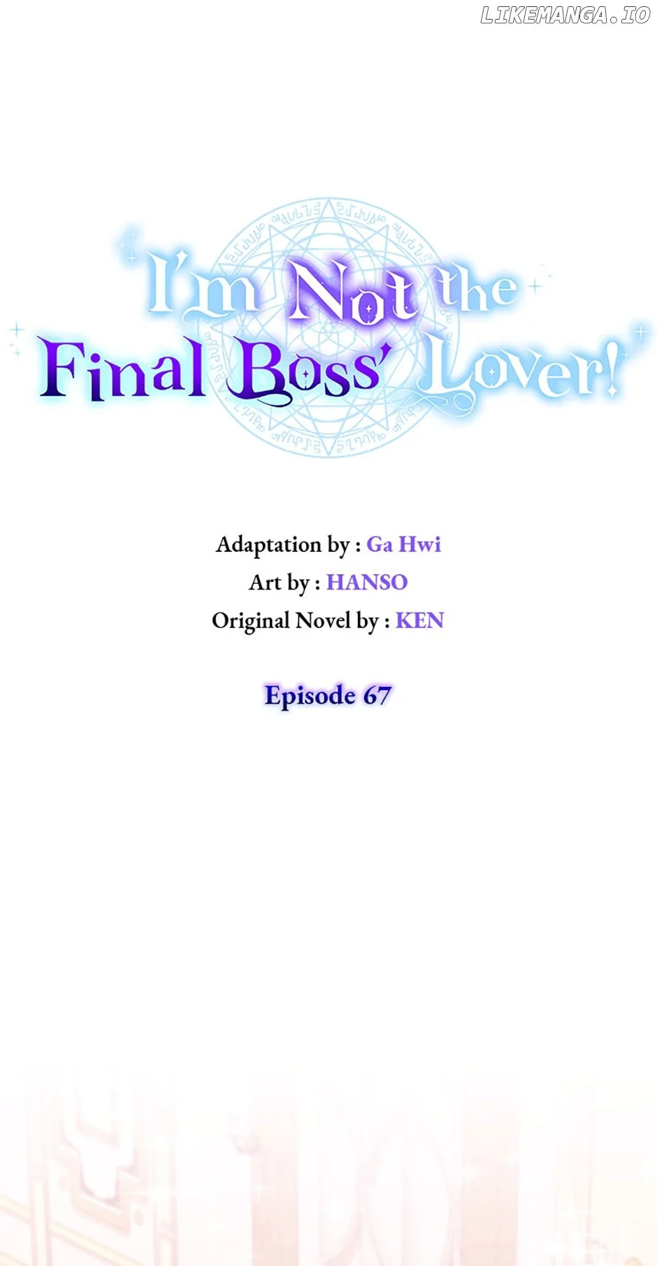 I’m Not The Final Boss’ Lover - Chapter 67