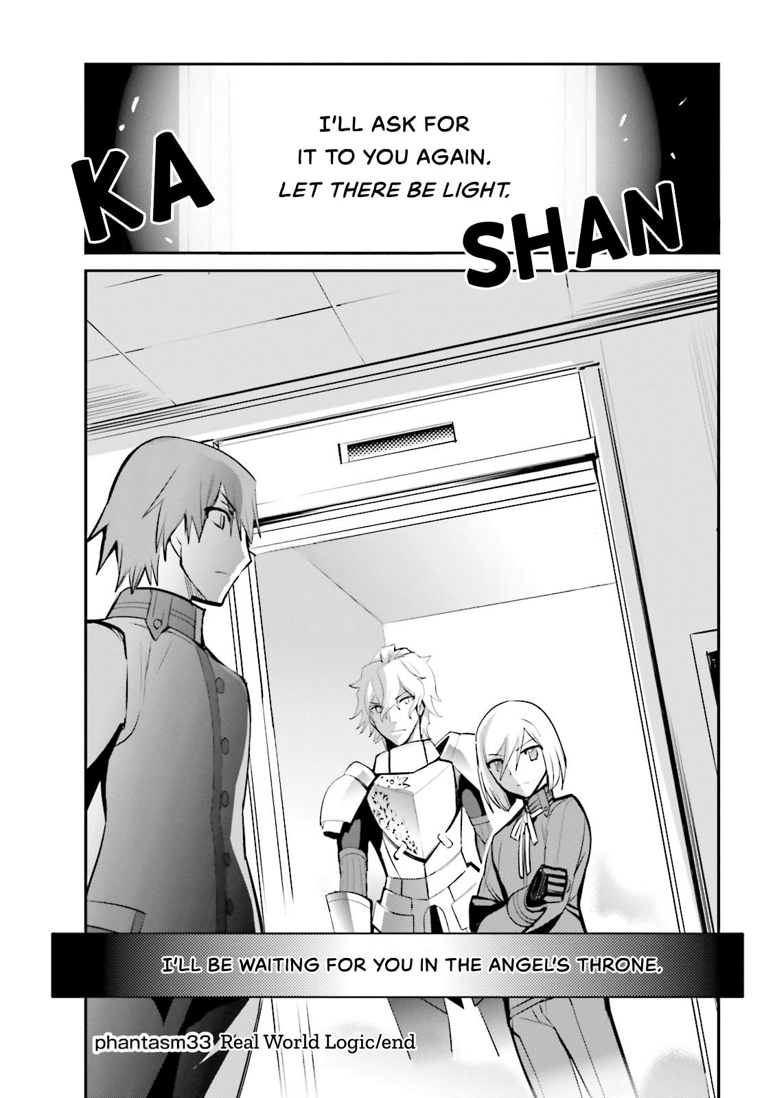 Fate/Extra - Vol.6 Chapter 33: Real World Logic