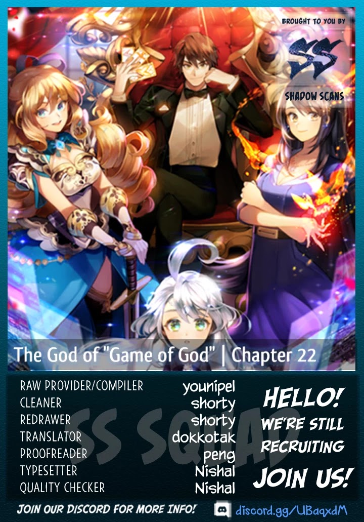 The God Of “Game Of God” - Chapter 22