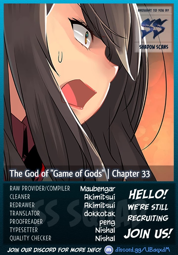 The God Of “Game Of God” - Chapter 33