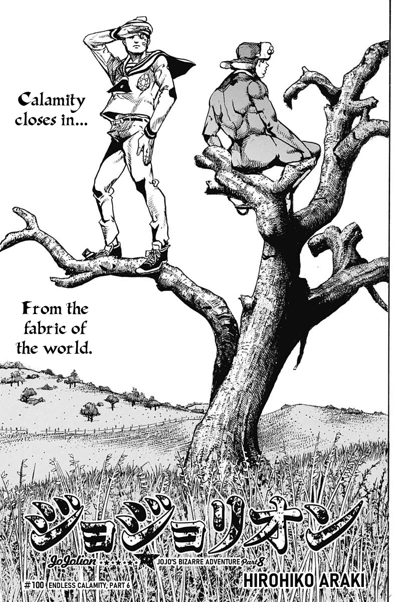 Jojo's Bizarre Adventure Part 8: Jojolion - Vol.25 Chapter 100: Endless Calamity, Part 6