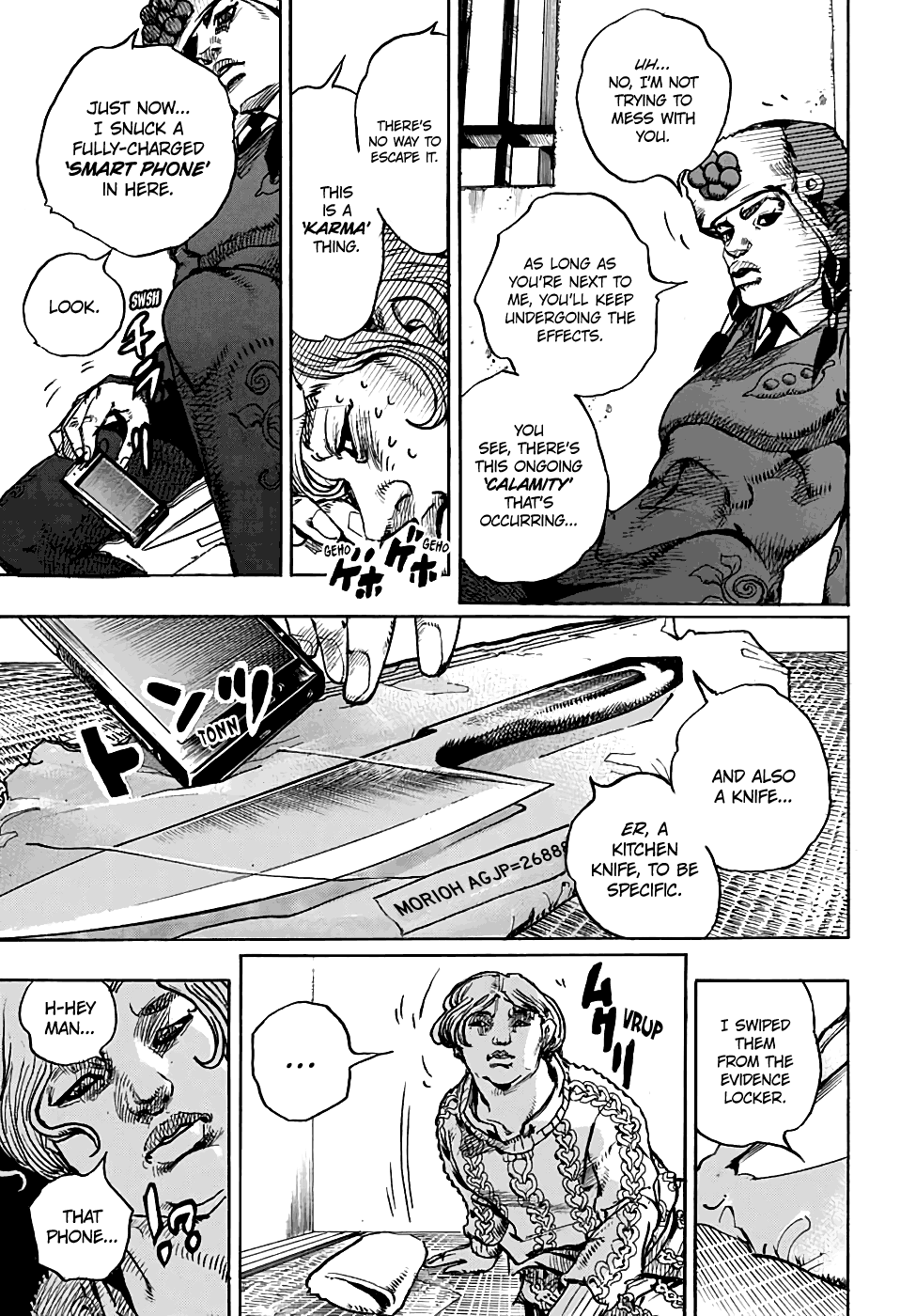 Jojo's Bizarre Adventure Part 8: Jojolion - Vol.24 Chapter 96: Endless Calamity Part 2