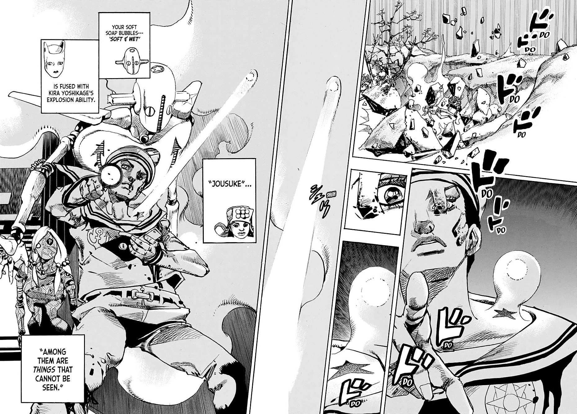 Jojo's Bizarre Adventure Part 8: Jojolion - Vol.26 Chapter 105: Invisible Soap Bubbles