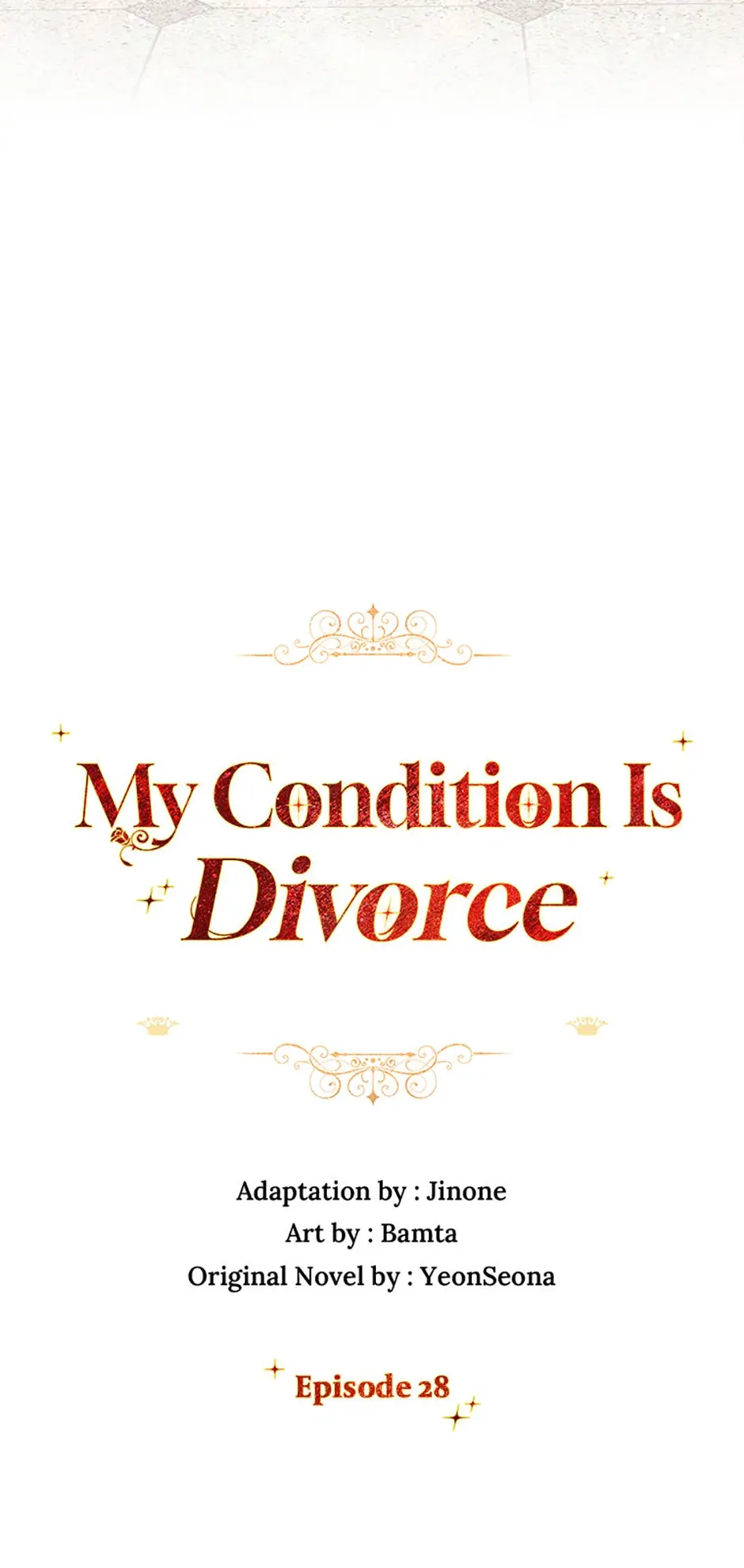 Divorce Is The Condition - Chapter 28