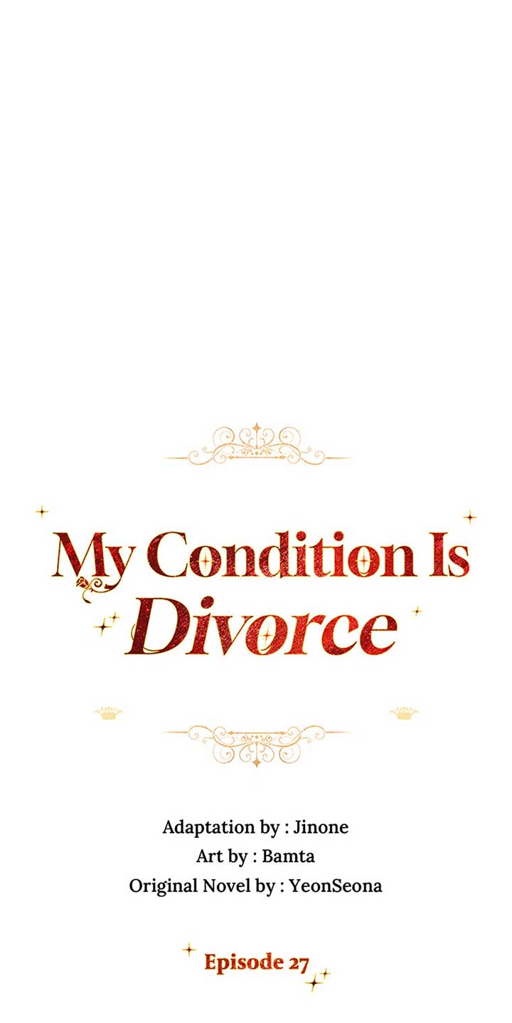 Divorce Is The Condition - Chapter 27