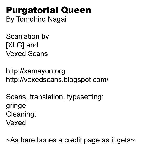 Purgatorial Queen - Chapter Oneshot