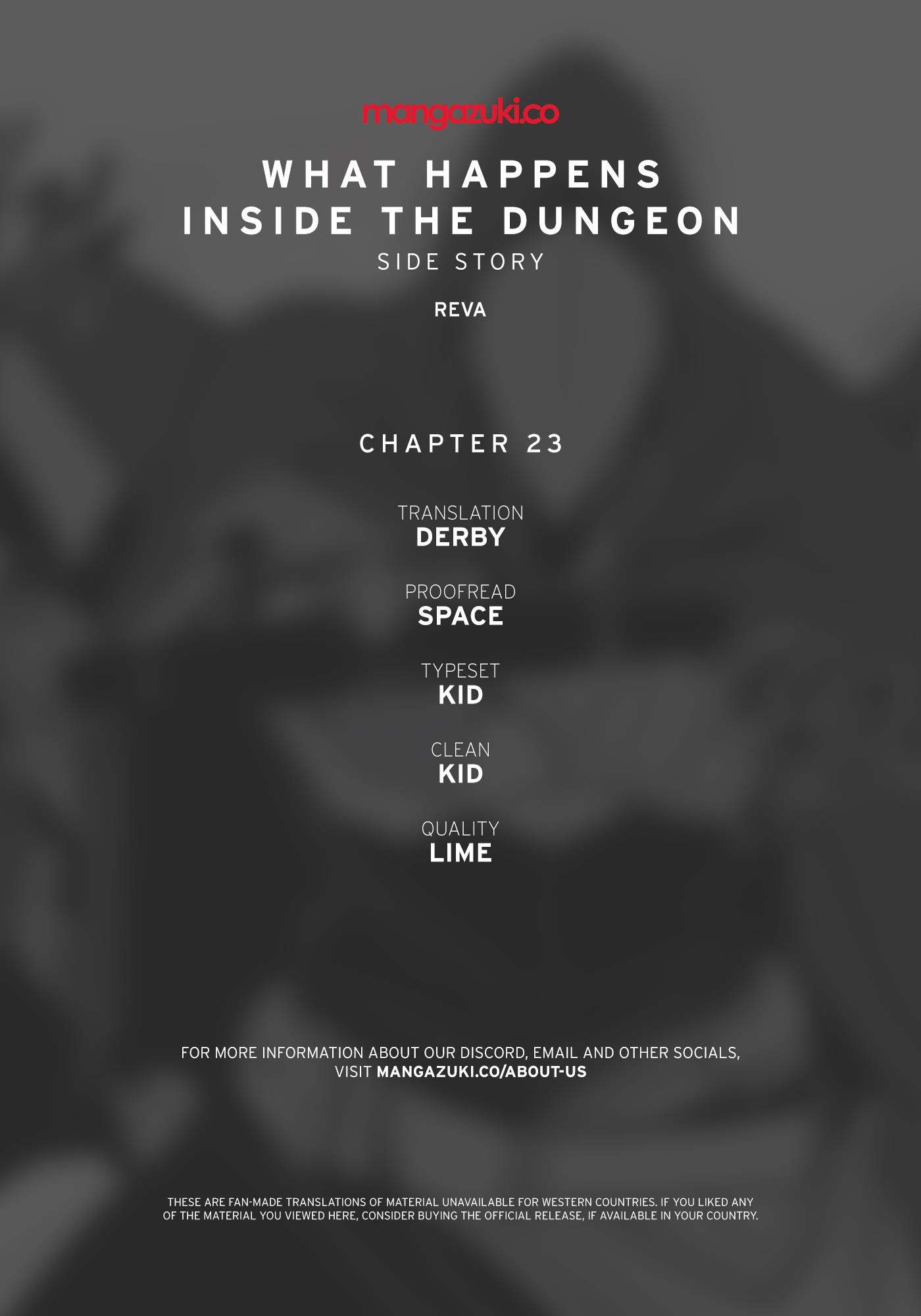 What Happens Inside The Dungeon - Chapter 133: Side Story - Chapter 23