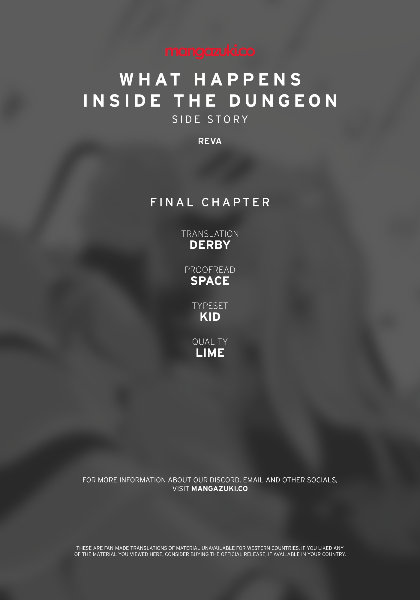 What Happens Inside The Dungeon - Vol.2 Chapter 141: Side Story - Final Chapter