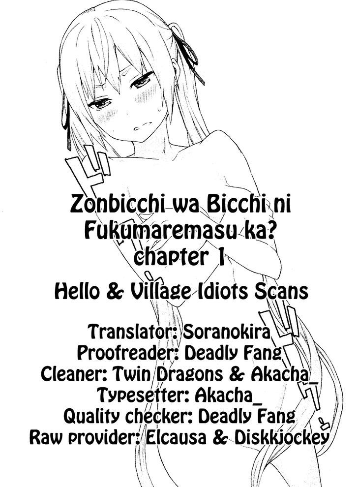 Zonbicchi Wa Bicchi Ni Fukumaremasu Ka? - Vol.1 Chapter 1 : Zombie Girl In Love, Sakina