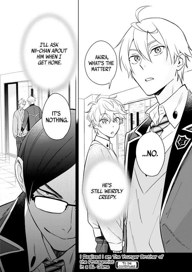 I Realized I Am The Younger Brother Of The Protagonist In A Bl Game - Chapter 10