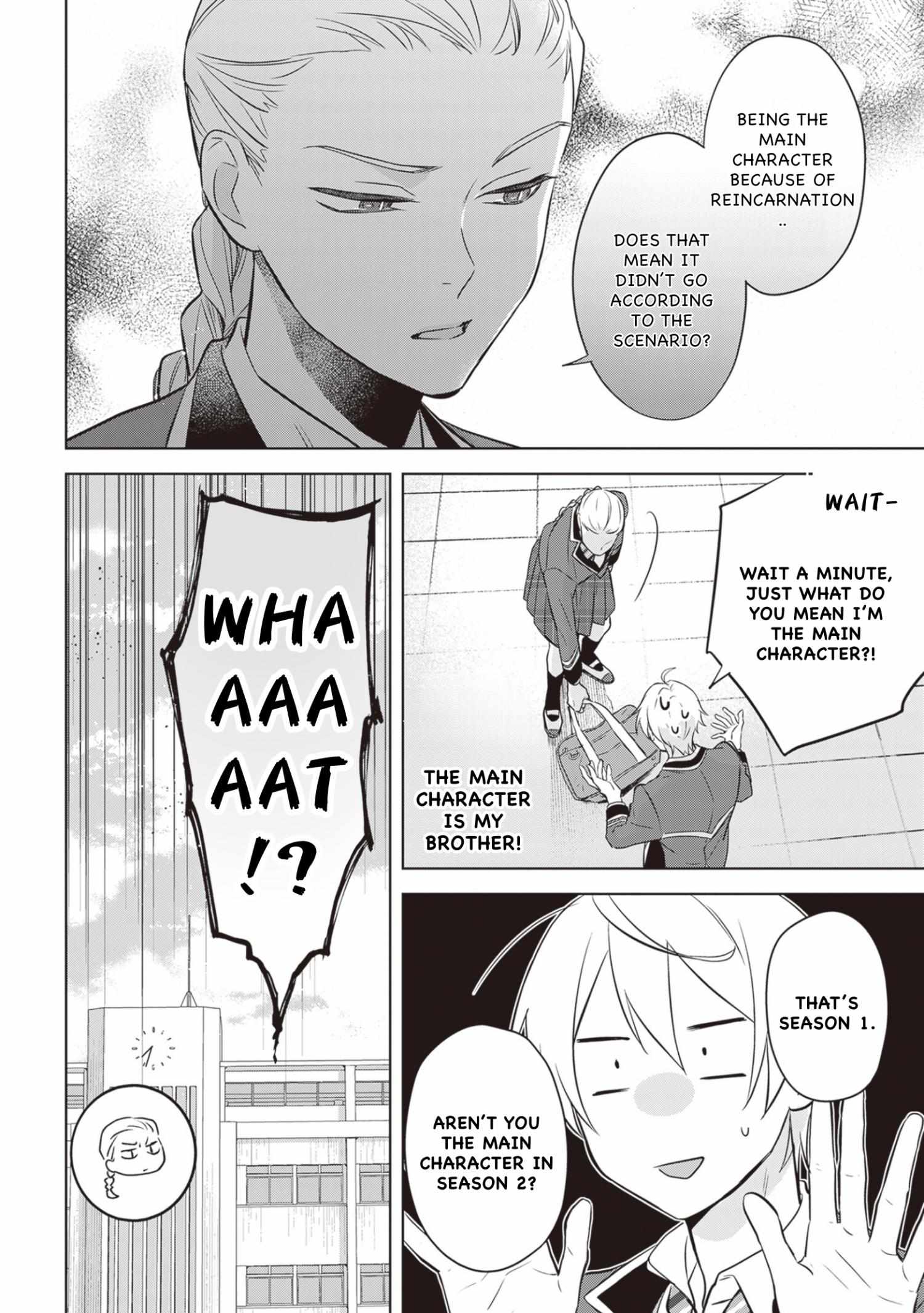 I Realized I Am The Younger Brother Of The Protagonist In A Bl Game - Vol.2  Chapter 12