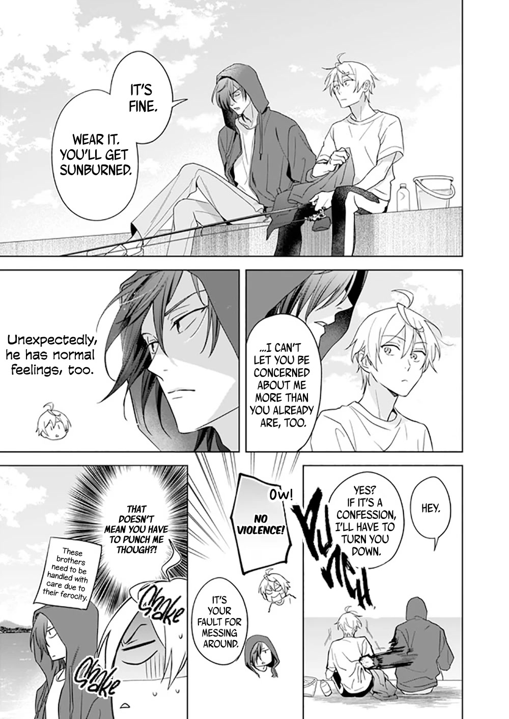 I Realized I Am The Younger Brother Of The Protagonist In A Bl Game - Chapter 9