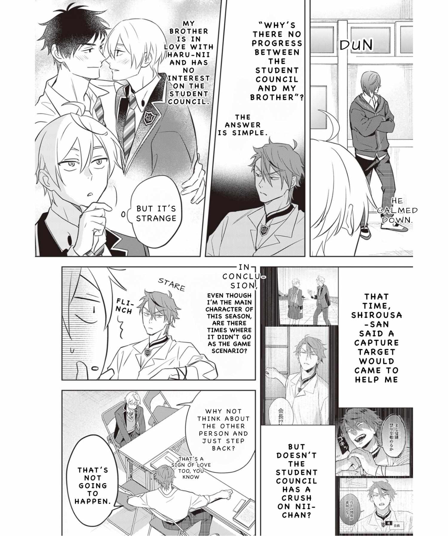 I Realized I Am The Younger Brother Of The Protagonist In A Bl Game - Chapter 13