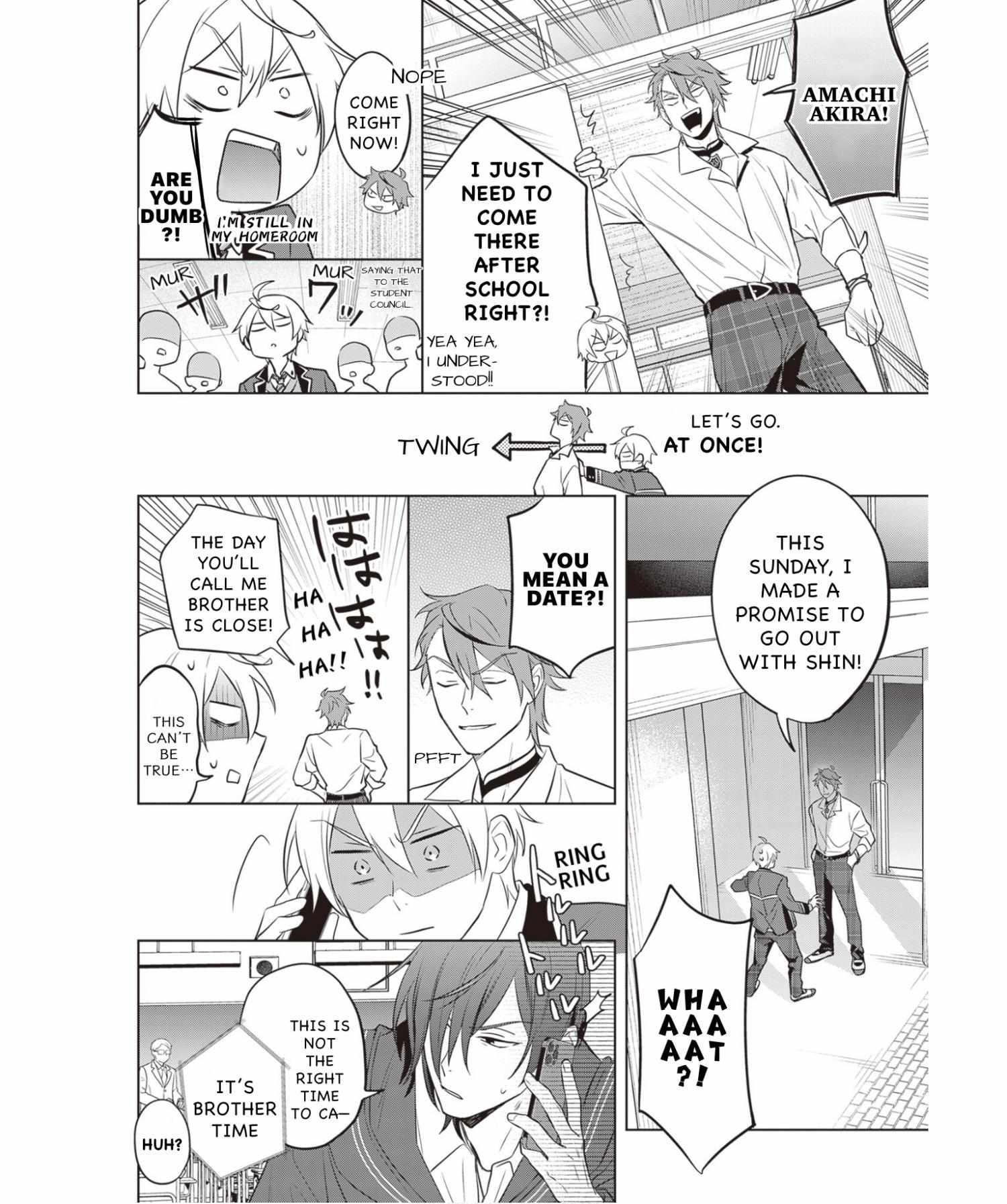 I Realized I Am The Younger Brother Of The Protagonist In A Bl Game - Chapter 13