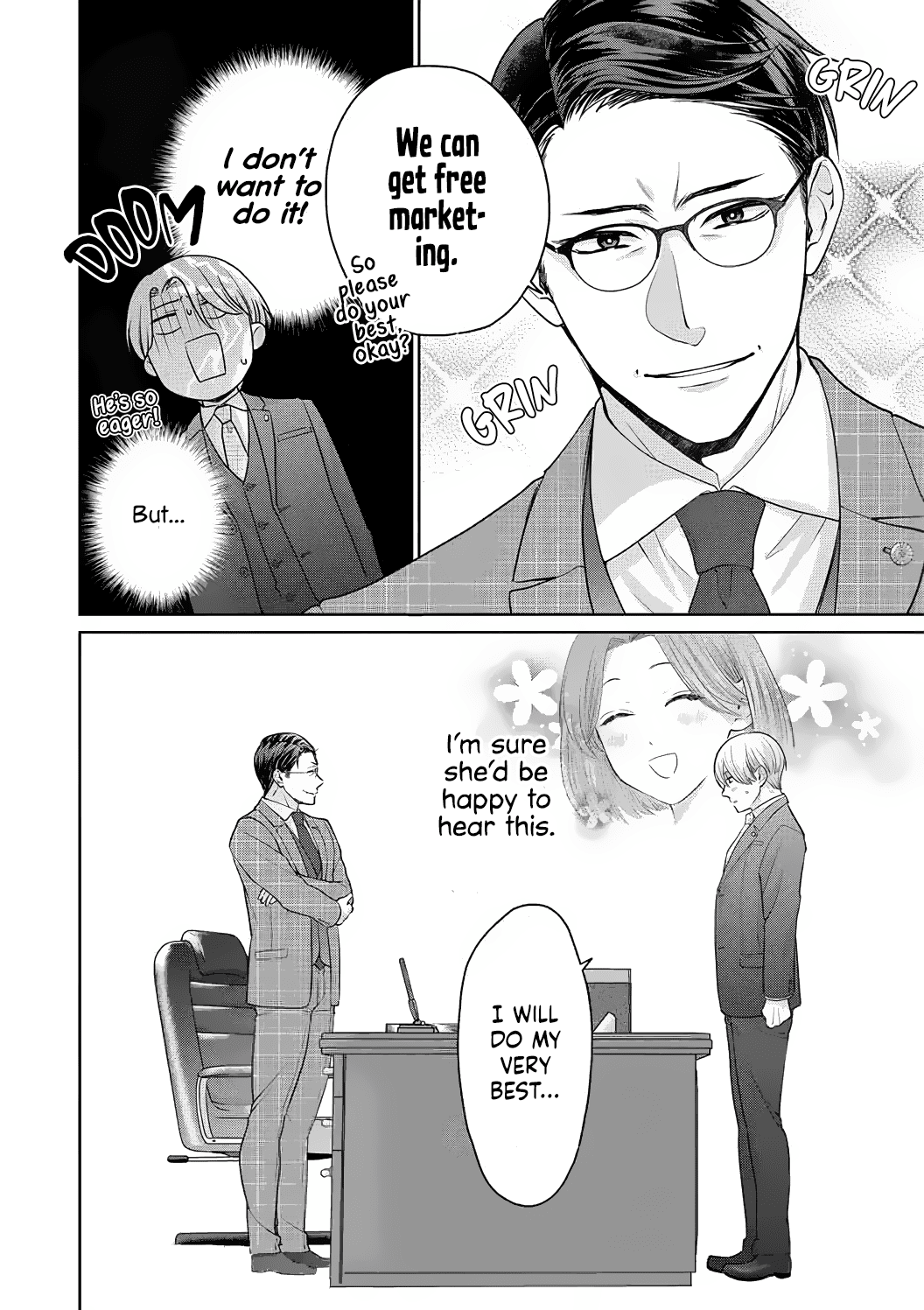 Dekiai Zentei, Keiyaku Kon. ~Iwashiro Bengoshi Wa Ai Ga Deka Sugiru!?~ - Vol.1 Chapter 3