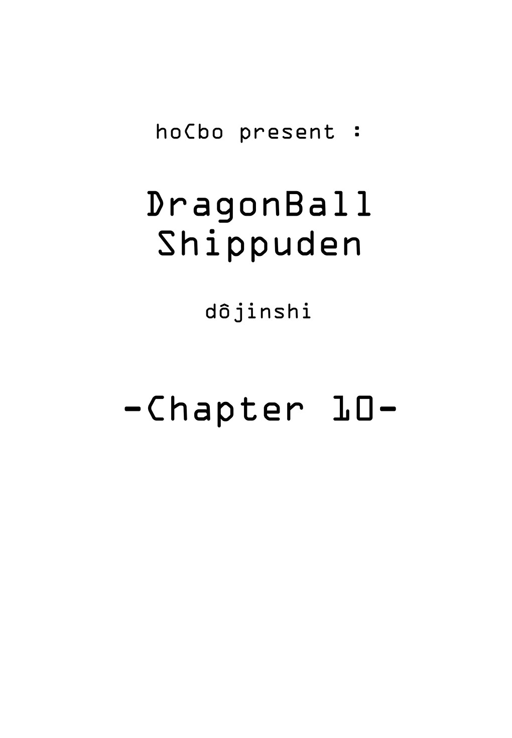 Dragon Ball Shippuden - Vol.1 Chapter 10