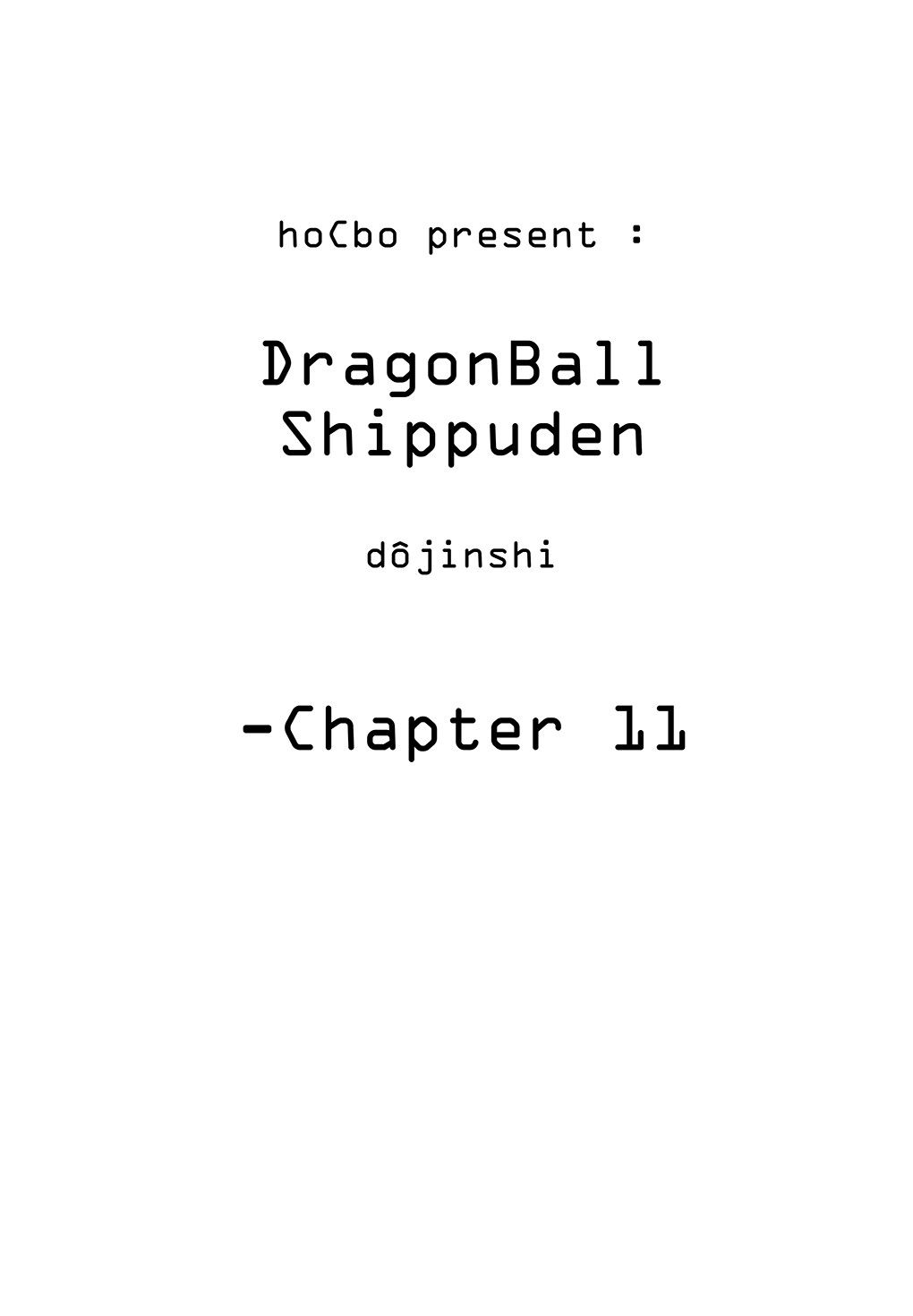 Dragon Ball Shippuden - Vol.1 Chapter 11